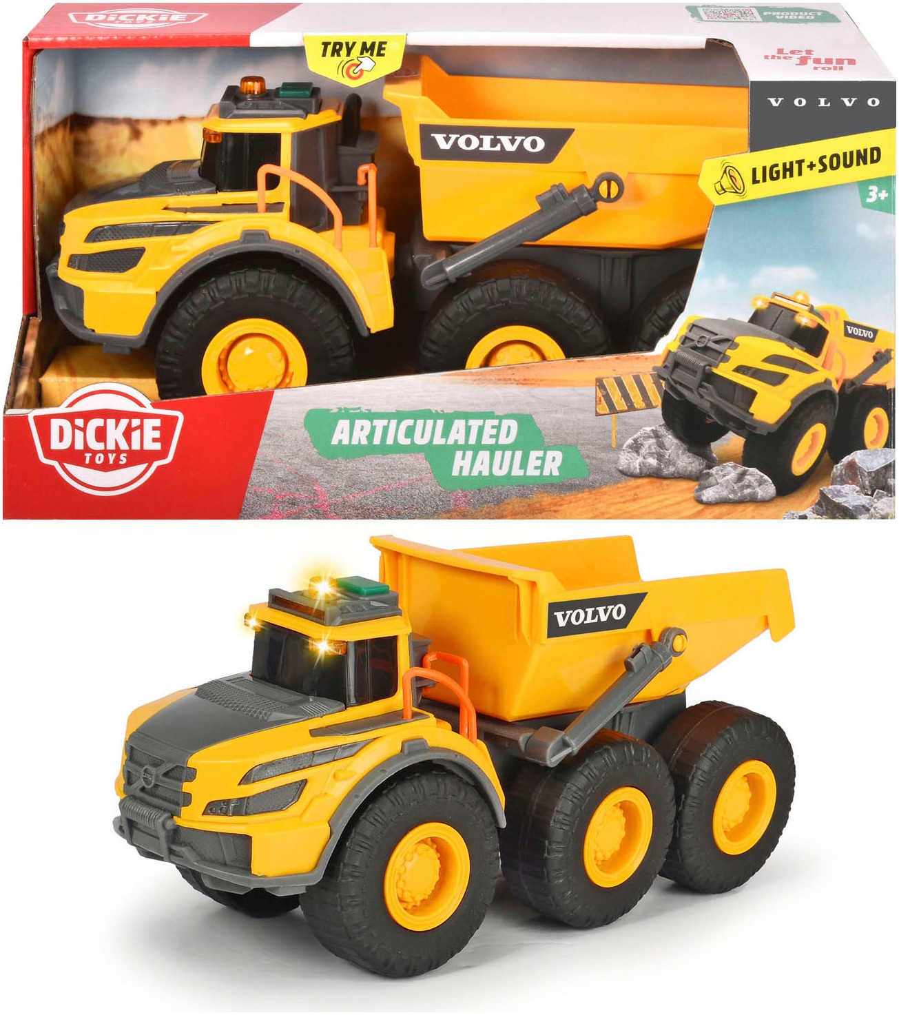 Spielzeug-Kipper »Volvo Articulated Hauler«, mit Licht und Sound