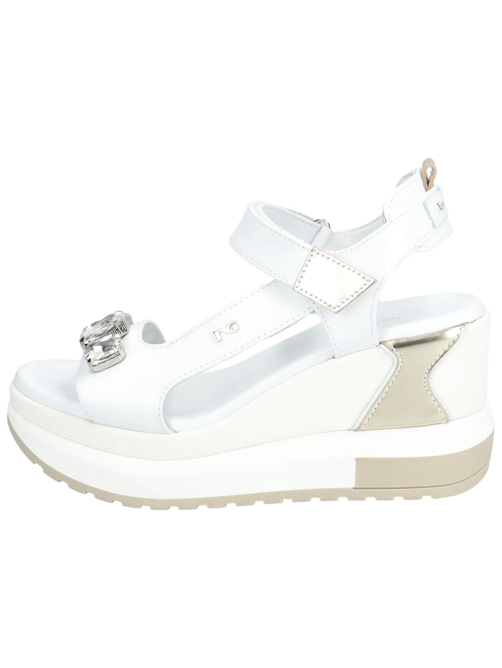 Nero Giardini Keilsandalette »Nero Giardini Sandalen Leder/Textil«