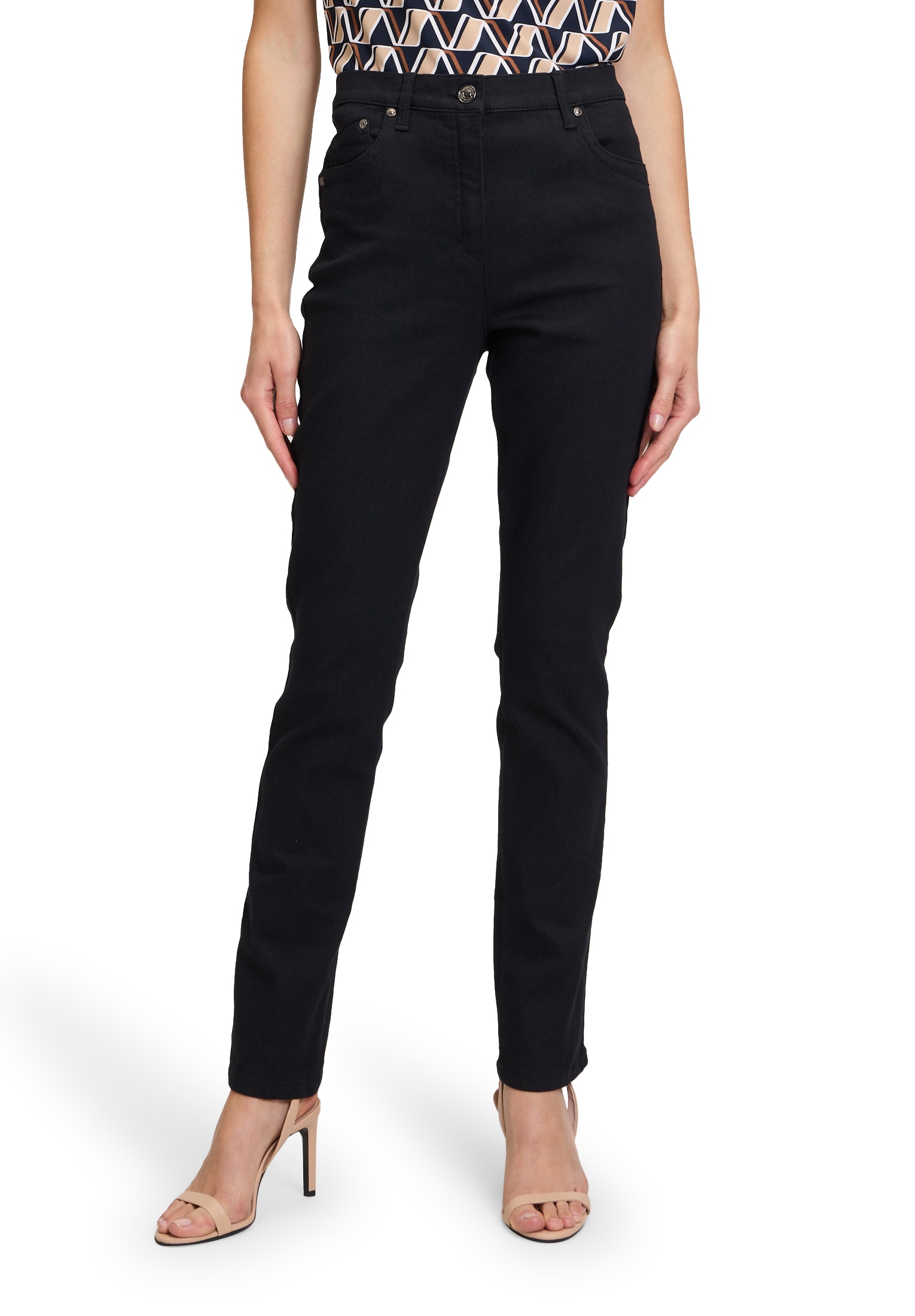 Betty Barclay Stretch-Jeans "Betty Barclay Stretch-Hose mit hohem Bund"