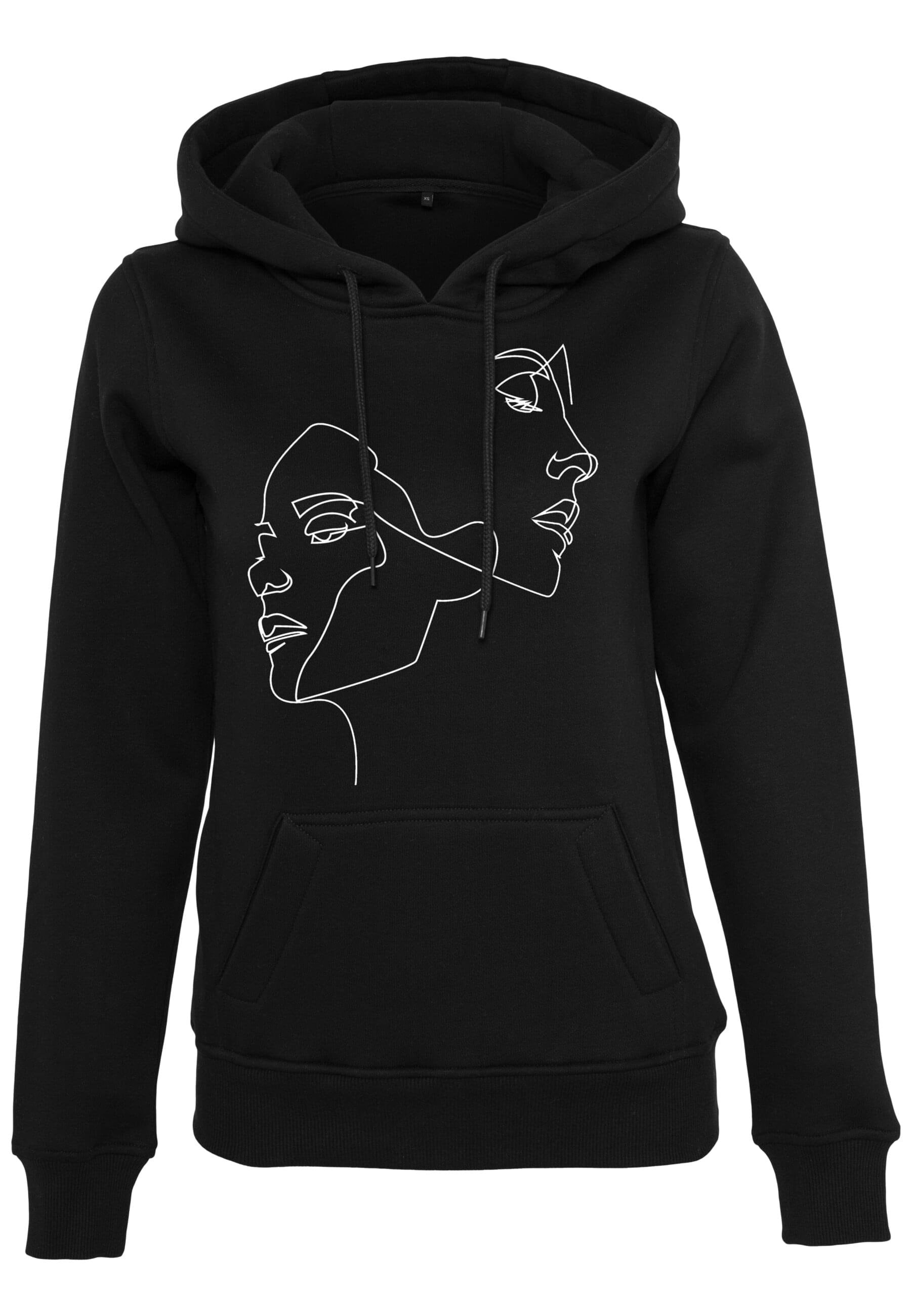 MisterTee Kapuzenpullover "MisterTee Ladies One Line Fit Hoody" 1 Stk. tlg. günstig online kaufen