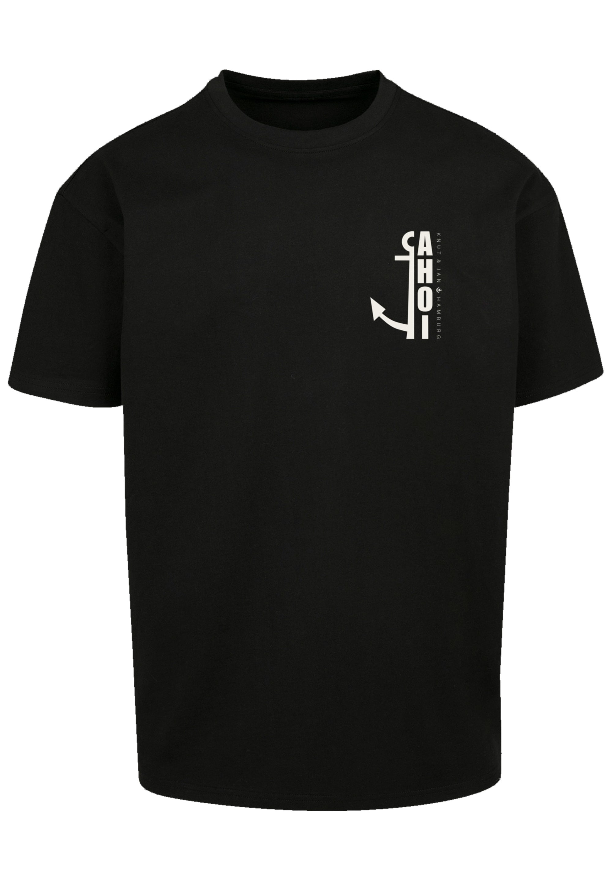 F4NT4STIC T-Shirt »Ahoi Anker Knut & Jan Hamburg«, Print