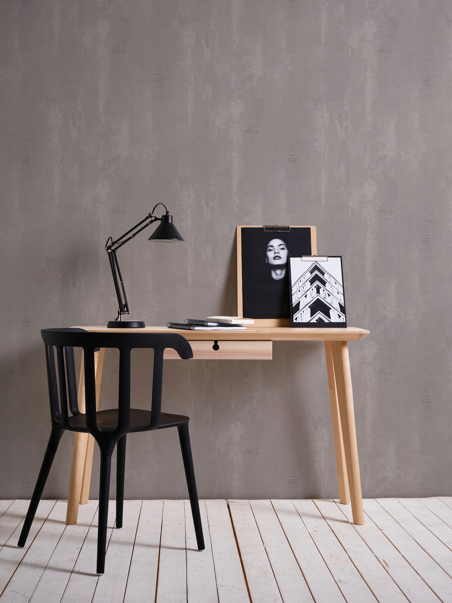 A.S. Création Vliestapete »Neue Bude 2.0 Tropical Concret in Vintage Beton Optik«, uni-einfarbig-unifarben, Tapete einfarbig Tapeten Wohnzimmer Schlafzimmer Küche modern Design