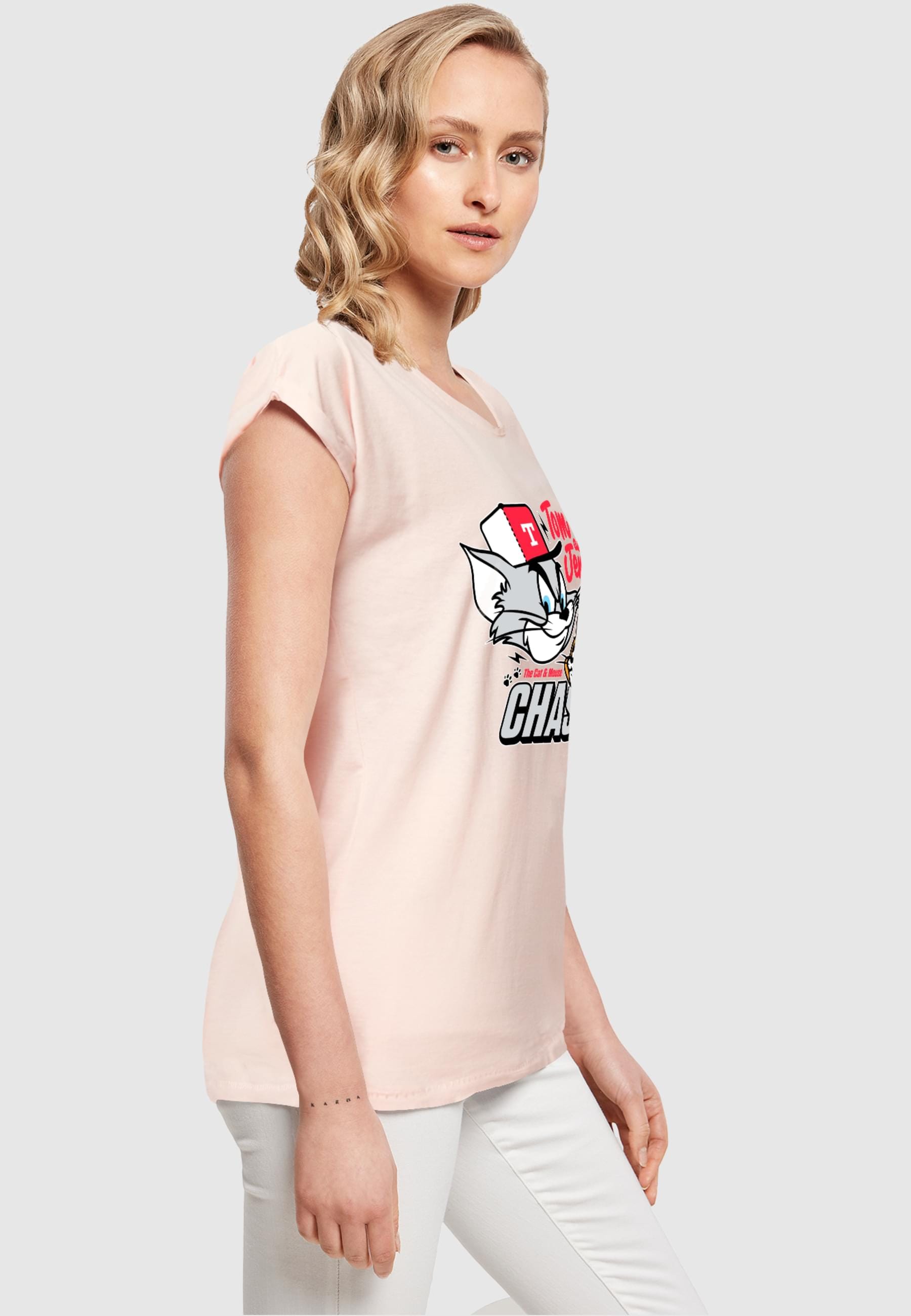 ABSOLUTE CULT T-Shirt »ABSOLUTE CULT Damen Ladies Tom and Jerry - Chase T-Shirt«, (1 tlg.)
