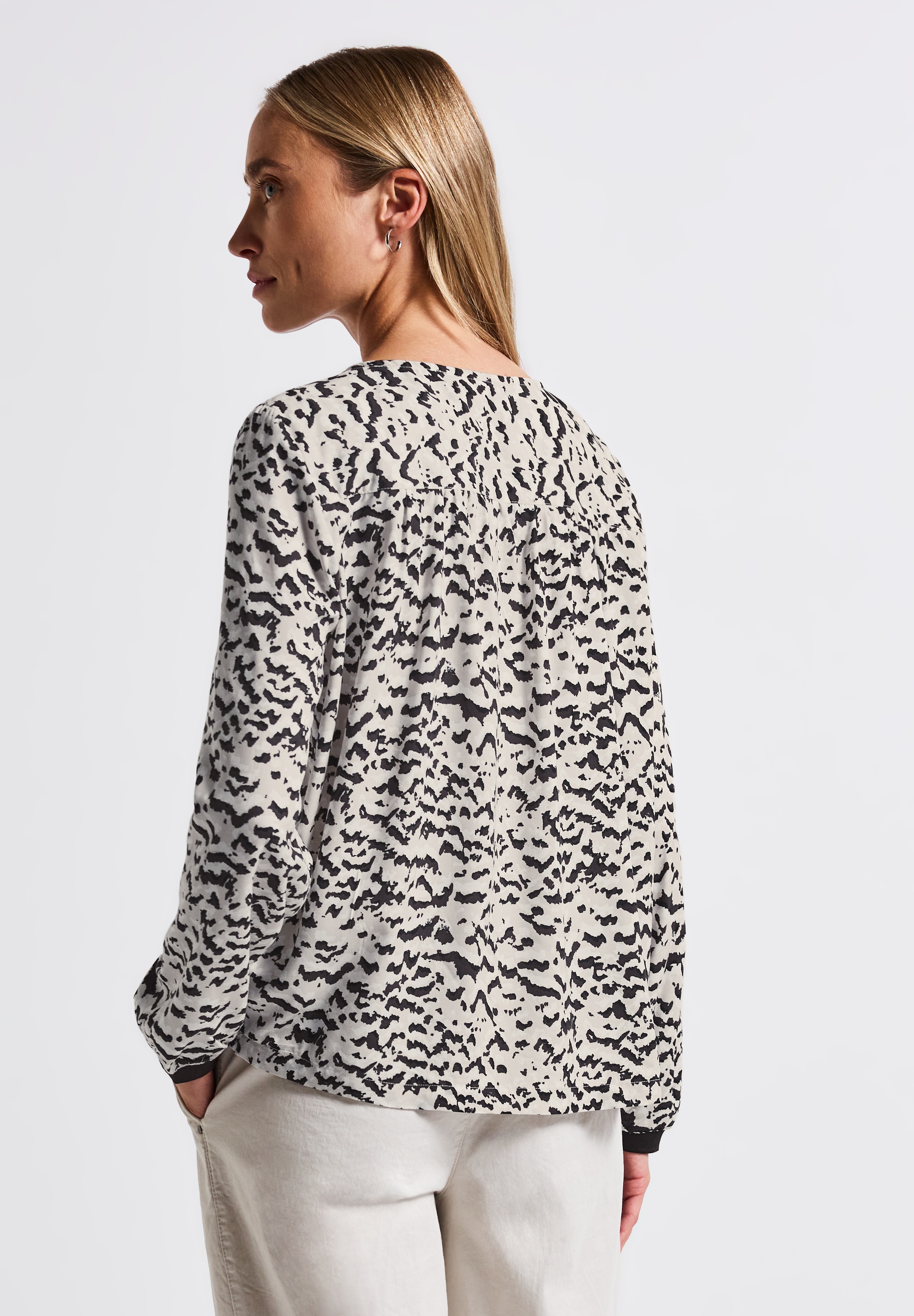 STREET ONE Langarmbluse, aus softer Viskose günstig online kaufen