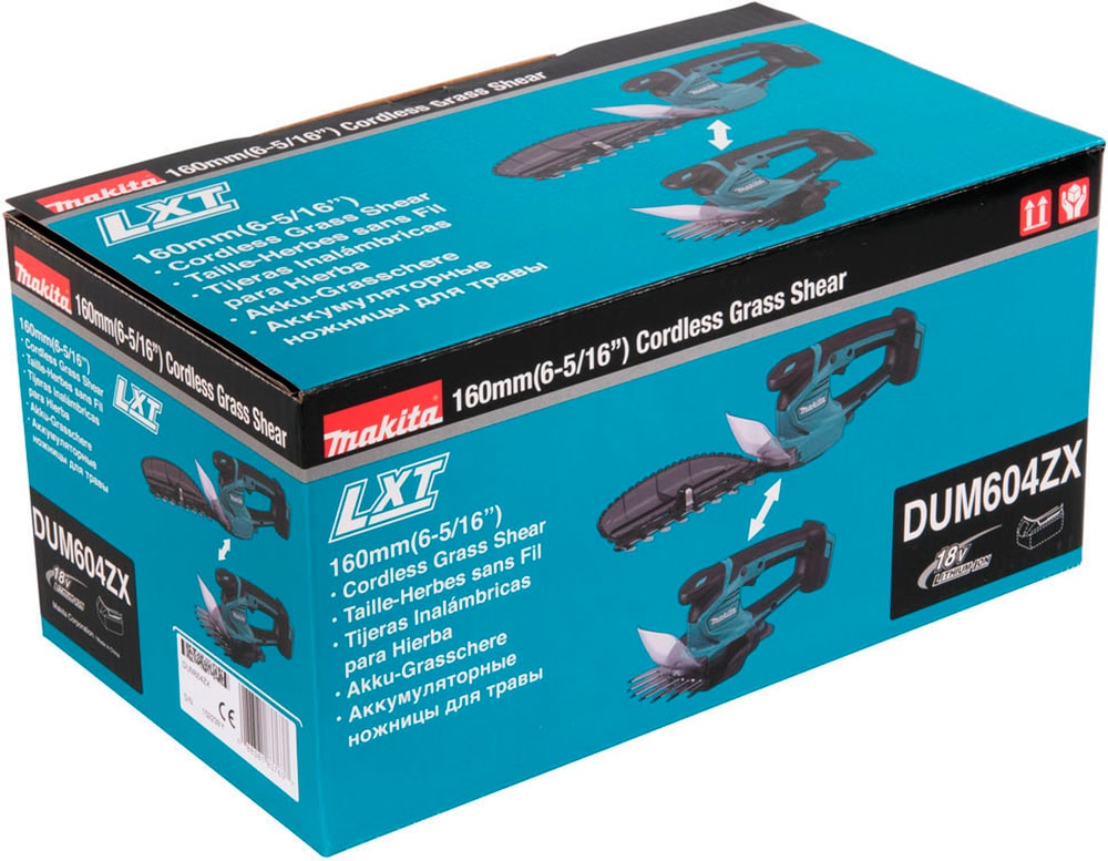 Makita Akku-Gras- und Strauchscherenset »DUM604ZX«, 18 Volt LXT, ohne Akku und Ladegerät