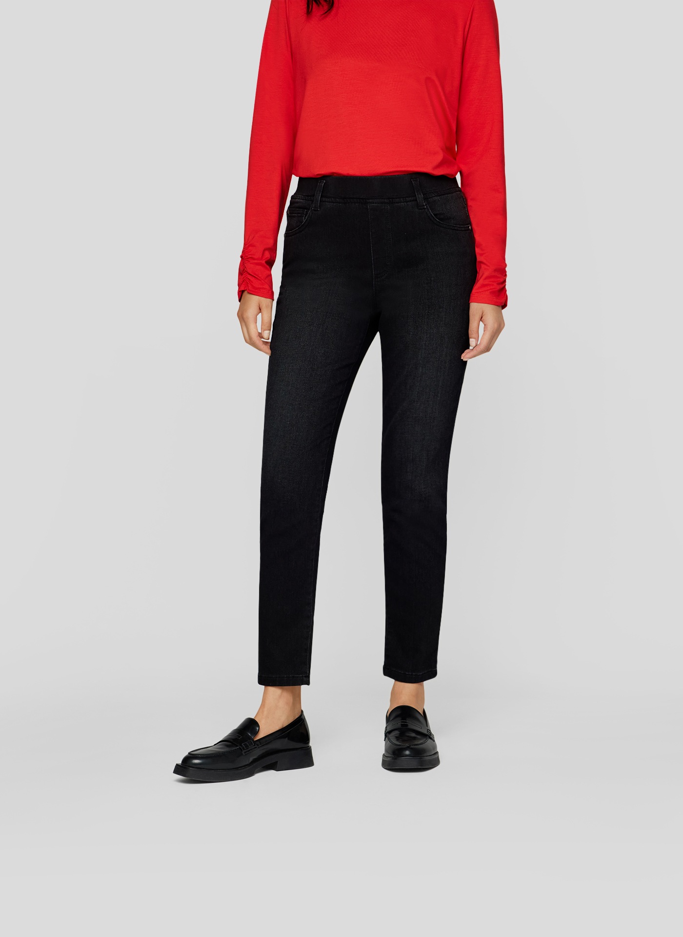 Rabe Jerseyhose "Rabe Perfekte Mischung aus Stil und Komfort - Bella Jeans" günstig online kaufen