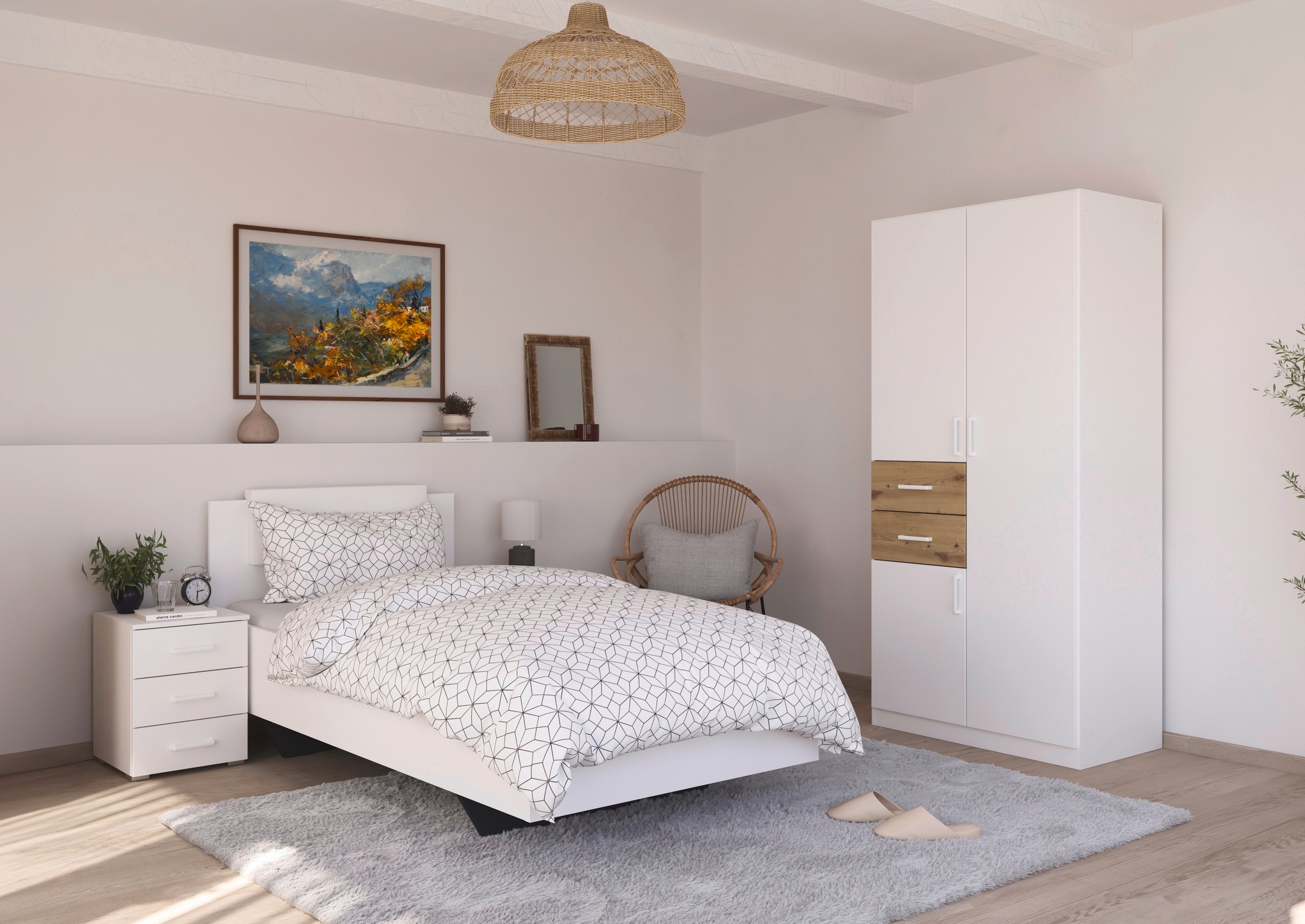 rauch Schlafzimmer-Set "Komplettzimmer Komplettschlafzimmer Schlafzimmer-Se günstig online kaufen