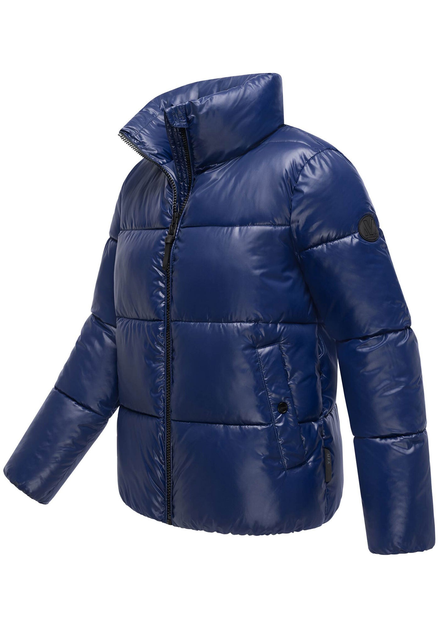 Marikoo Winterjacke »Hazalee«, mit leicht gläzendem Obermaterial und hohem Kragen