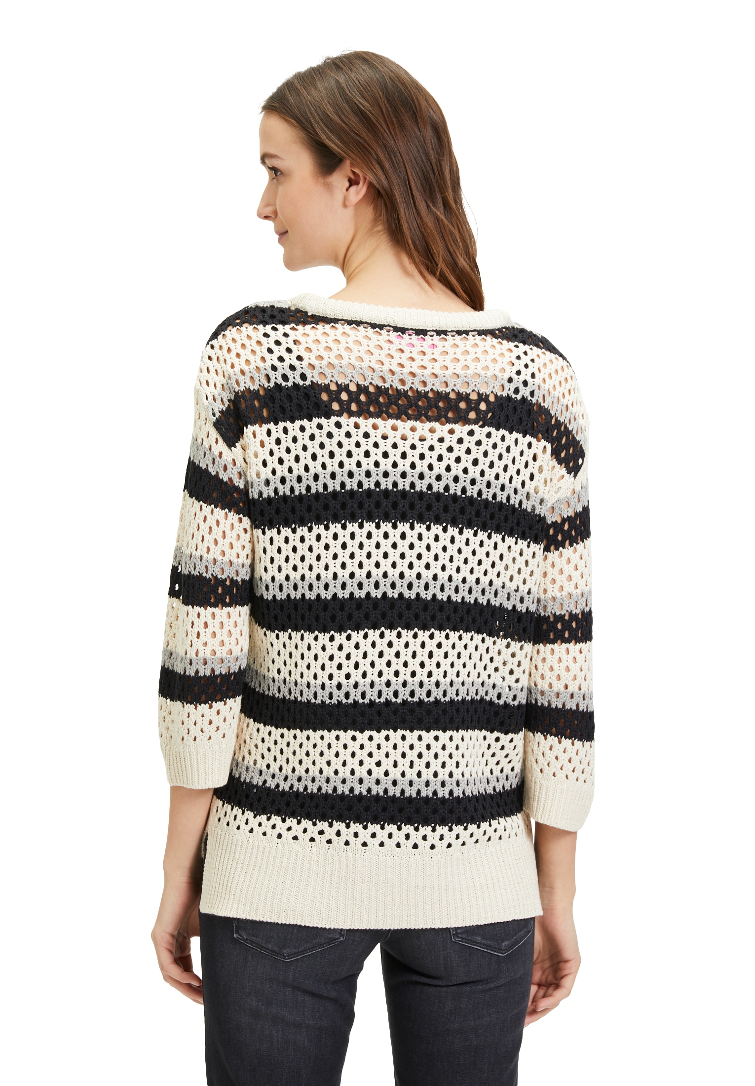 Betty Barclay Strickpullover »Betty Barclay Grobstrick-Pullover mit Streifen«, (1 tlg.), Ringel