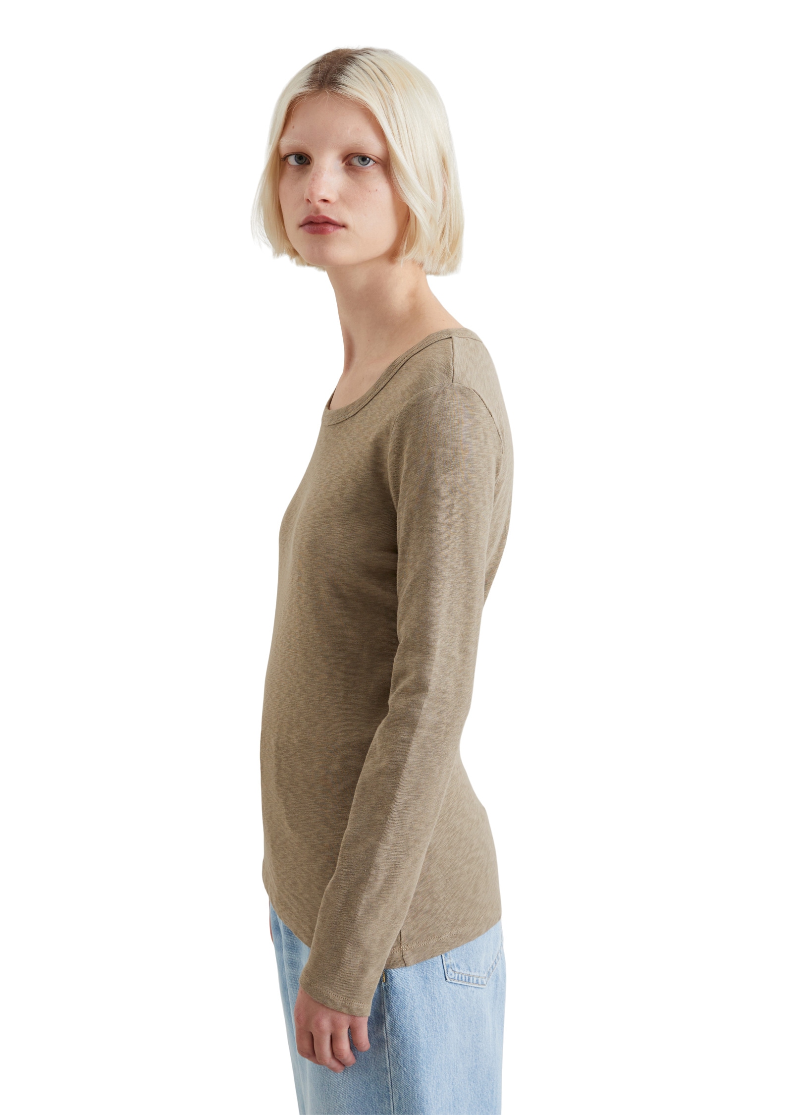 Marc O'Polo DENIM Langarmshirt »aus Heavy Slub Jersey«