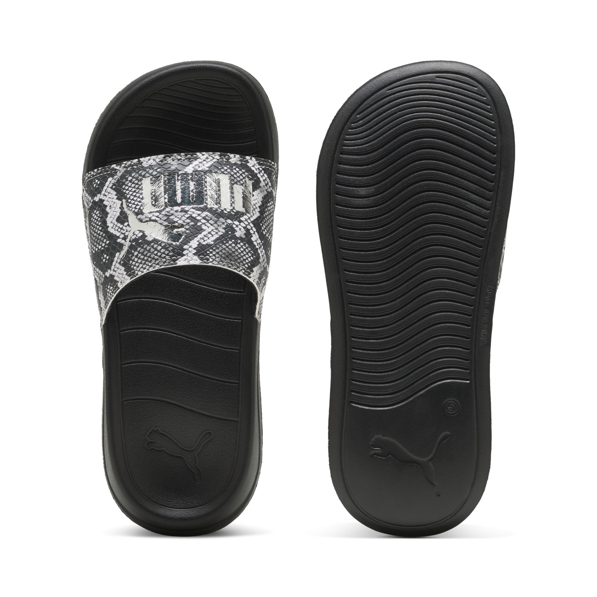 PUMA Sandale »Popcat 20 Snake Chic Slides Damen«