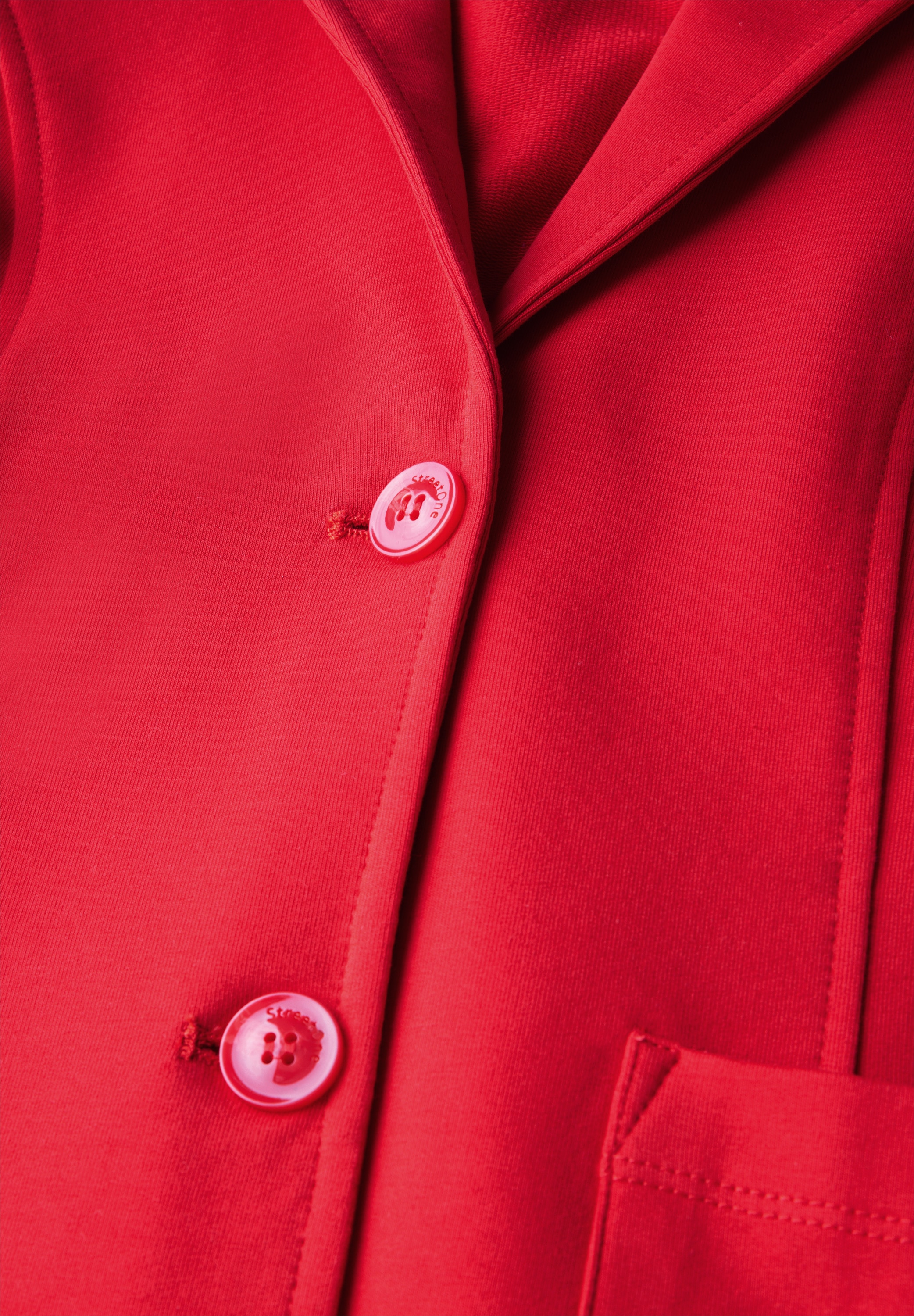 STREET ONE Sweatblazer, mit aufgenähten Taschen