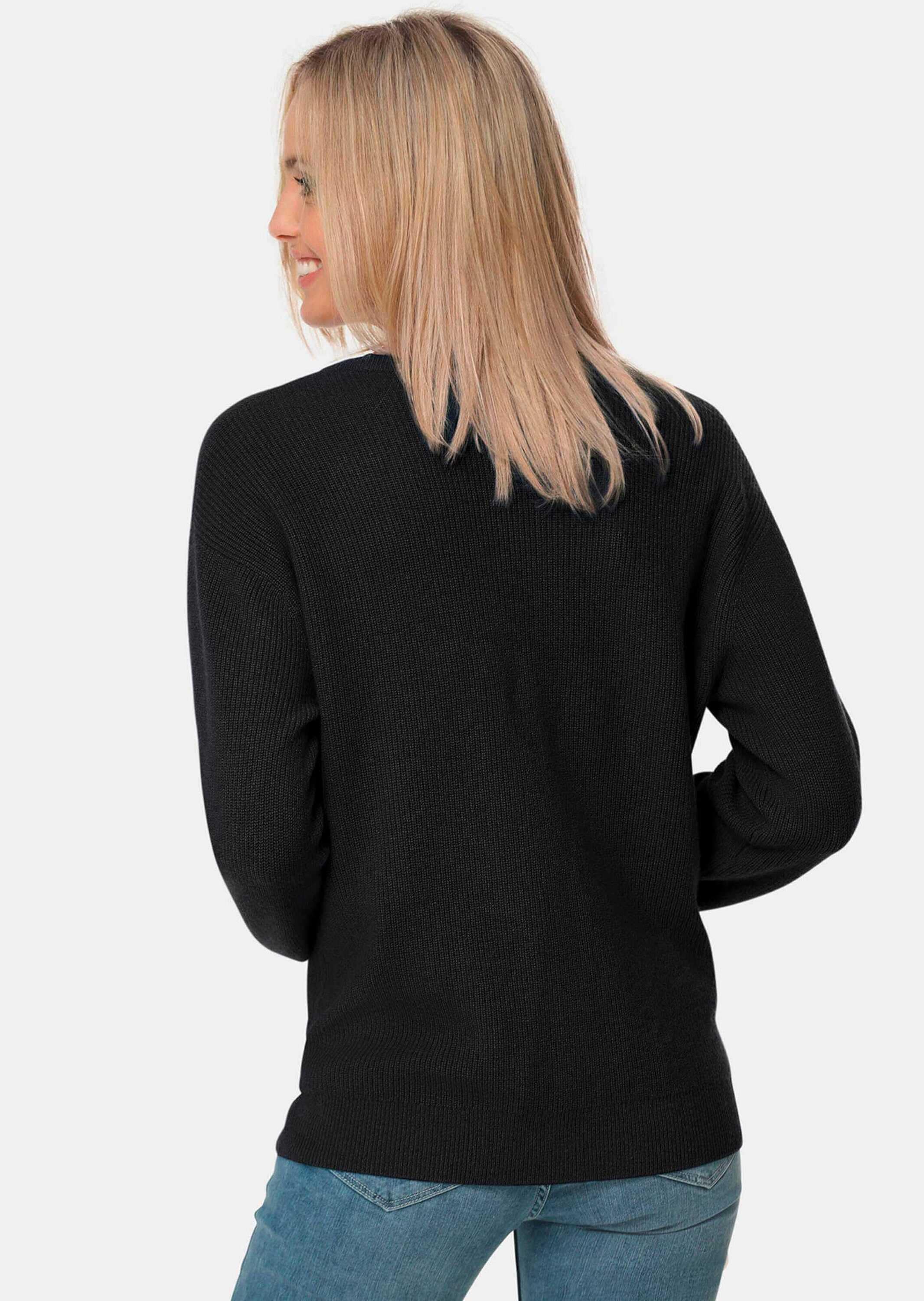 GOLDNER Strickpullover "Kurzgröße Kaschmirpullover in Patentstrick mit Rund günstig online kaufen