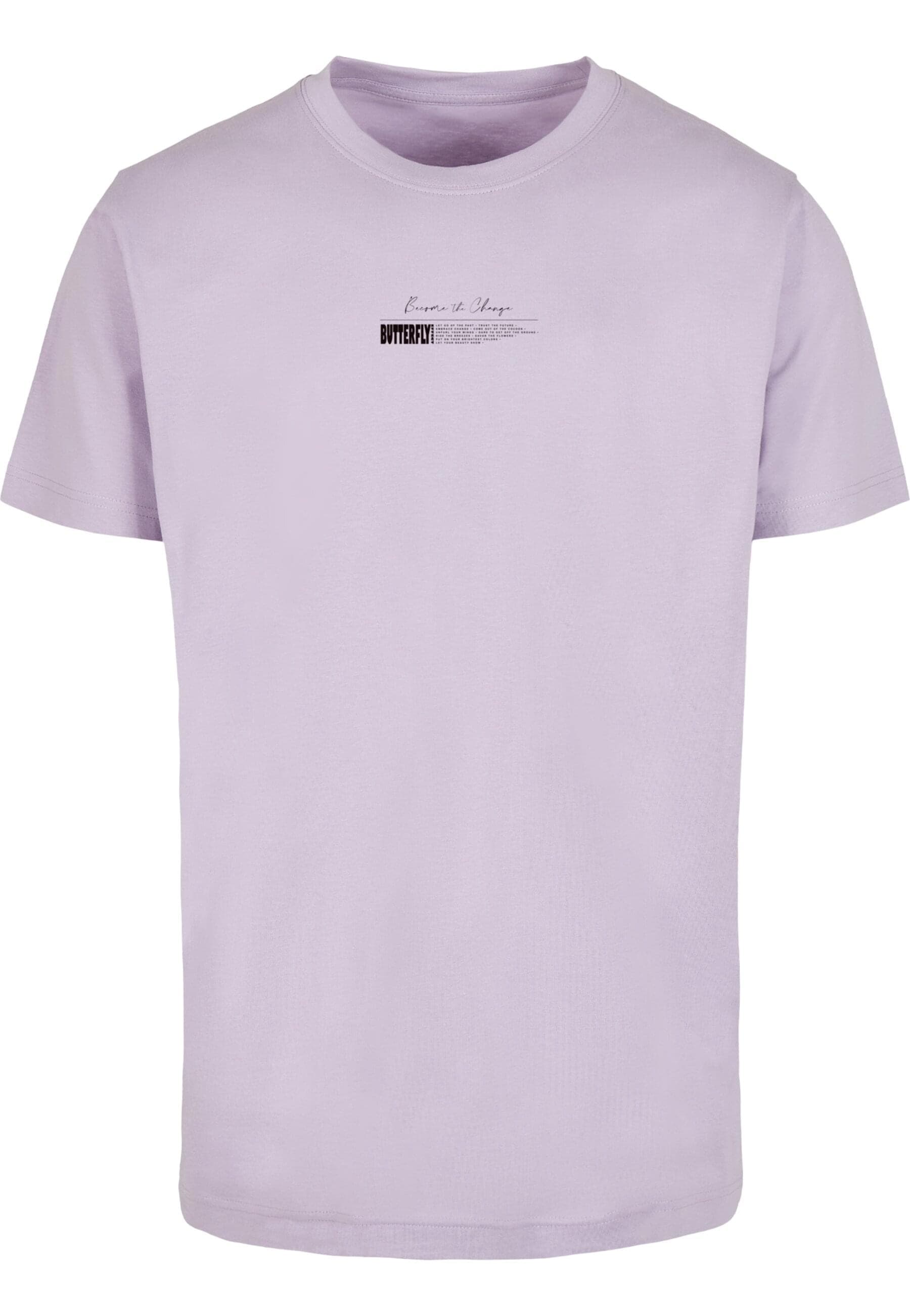 MisterTee T-Shirt »MisterTee Herren Become the Change Butterfly 2.0 Tee«, (1 tlg.)