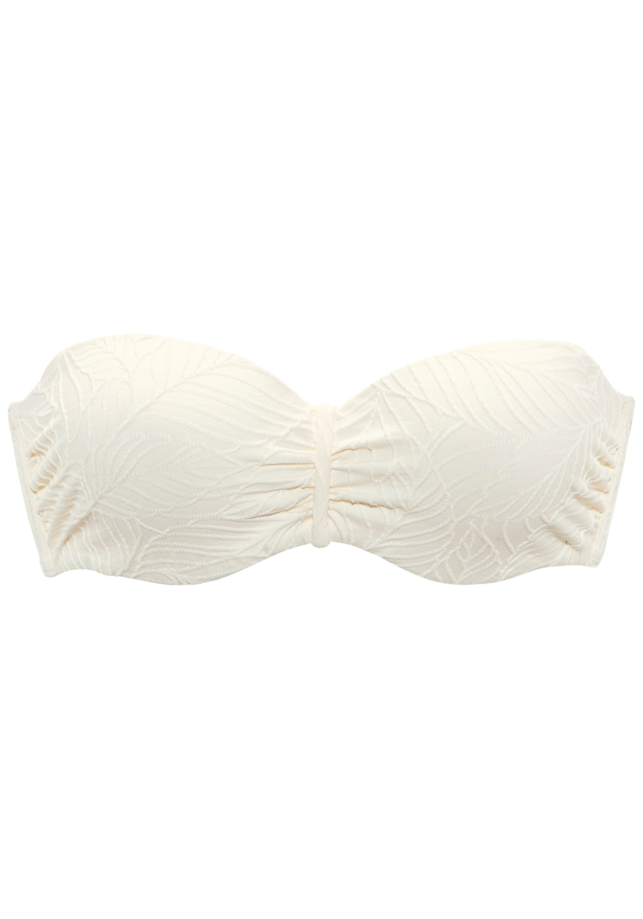 LASCANA Bügel-Bandeau-Bikini-Top »Fay«, aus eleganter Strukturware