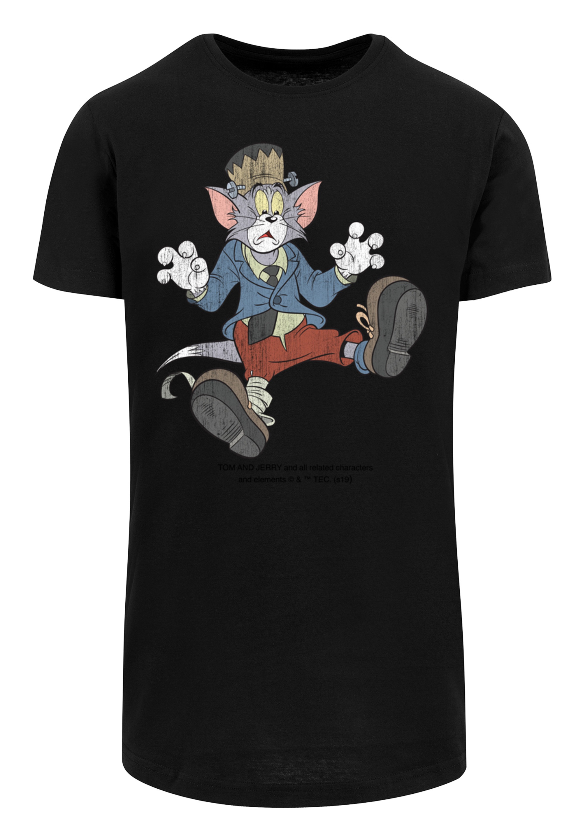 F4NT4STIC T-Shirt »Tom and Jerry TV Serie Faux Frankenstein Tom«, Print