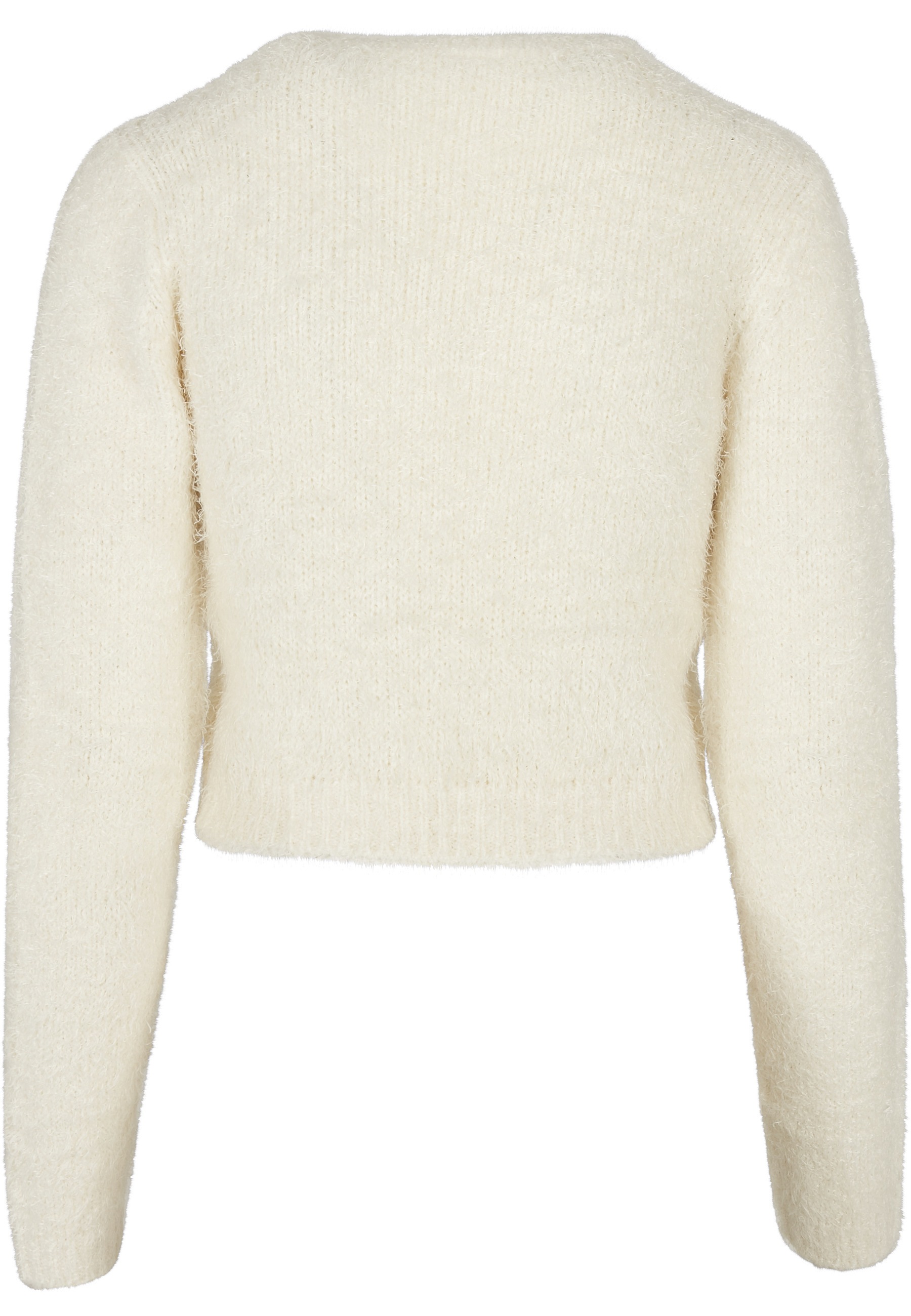 URBAN CLASSICS Sweatshirt "Urban Classics Damen Ladies Cropped Feather Swea günstig online kaufen