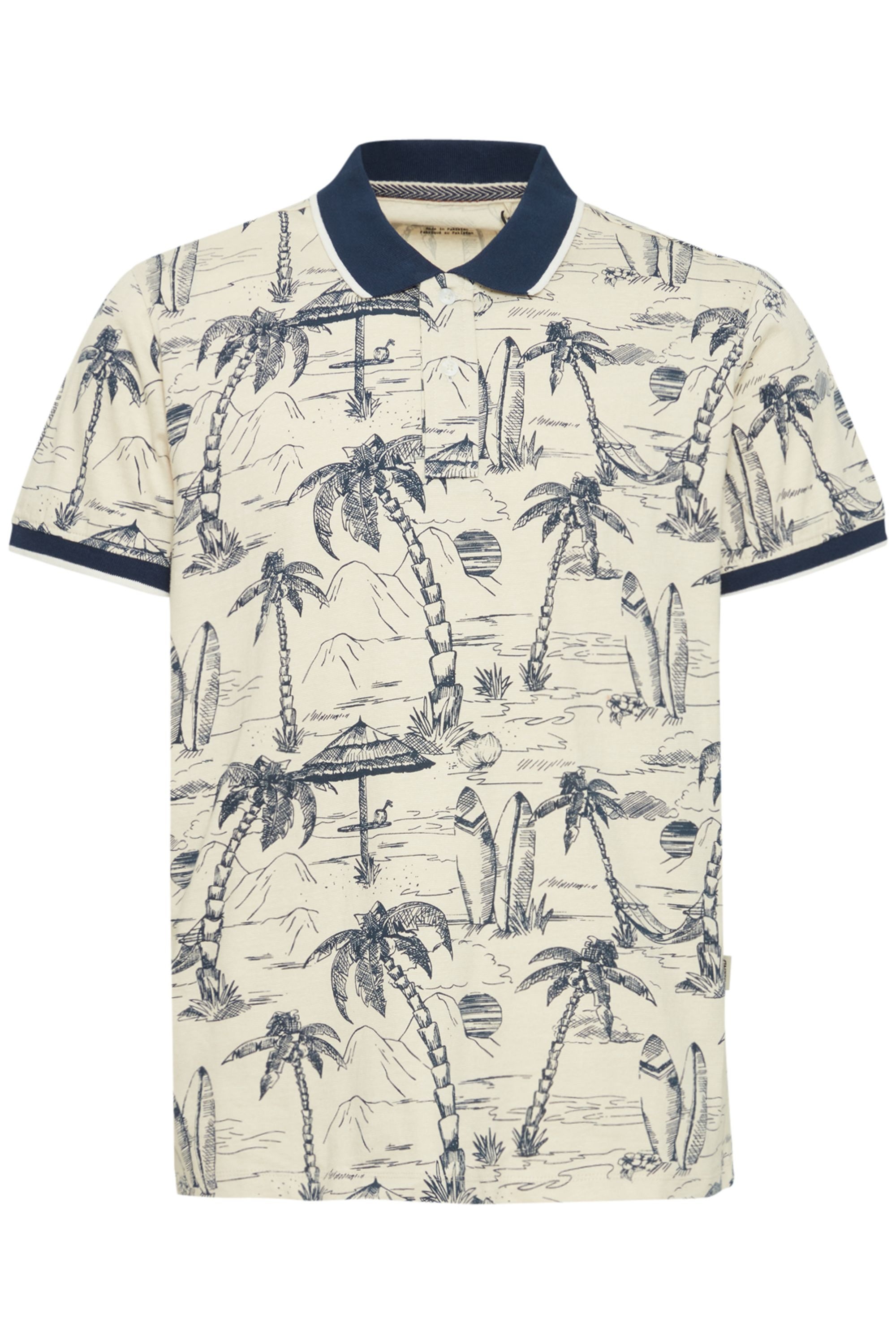 Blend Poloshirt "BHPolo", Lässiges Poloshirt mit Print günstig online kaufen