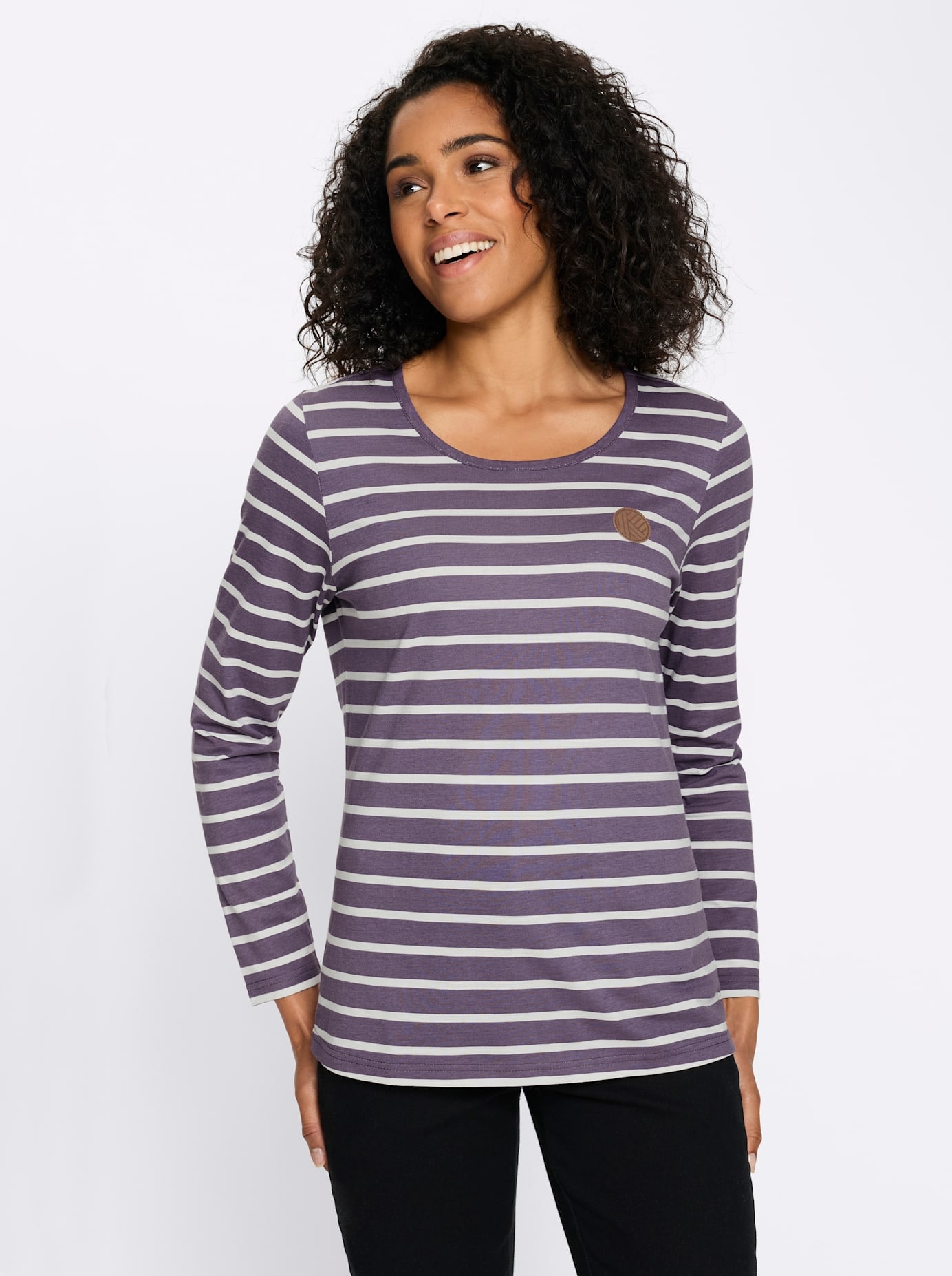 Classic Basics Langarmshirt "Ringelshirt" 1