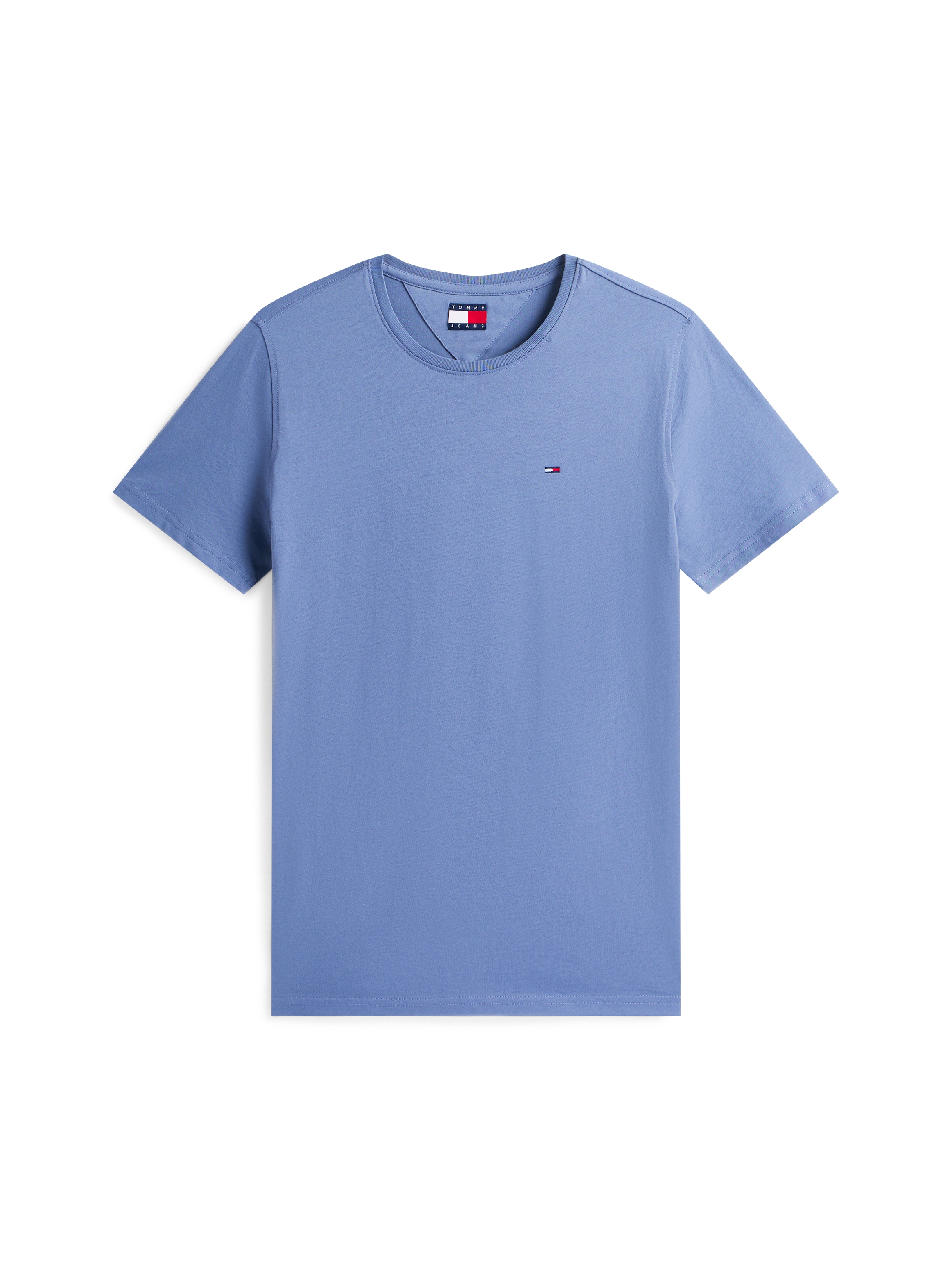 Tommy Jeans T-Shirt »TJM ESSENTIAL SOLID TEE«, mit Rundhalsausschnitt und dezenter Logo-Flag
