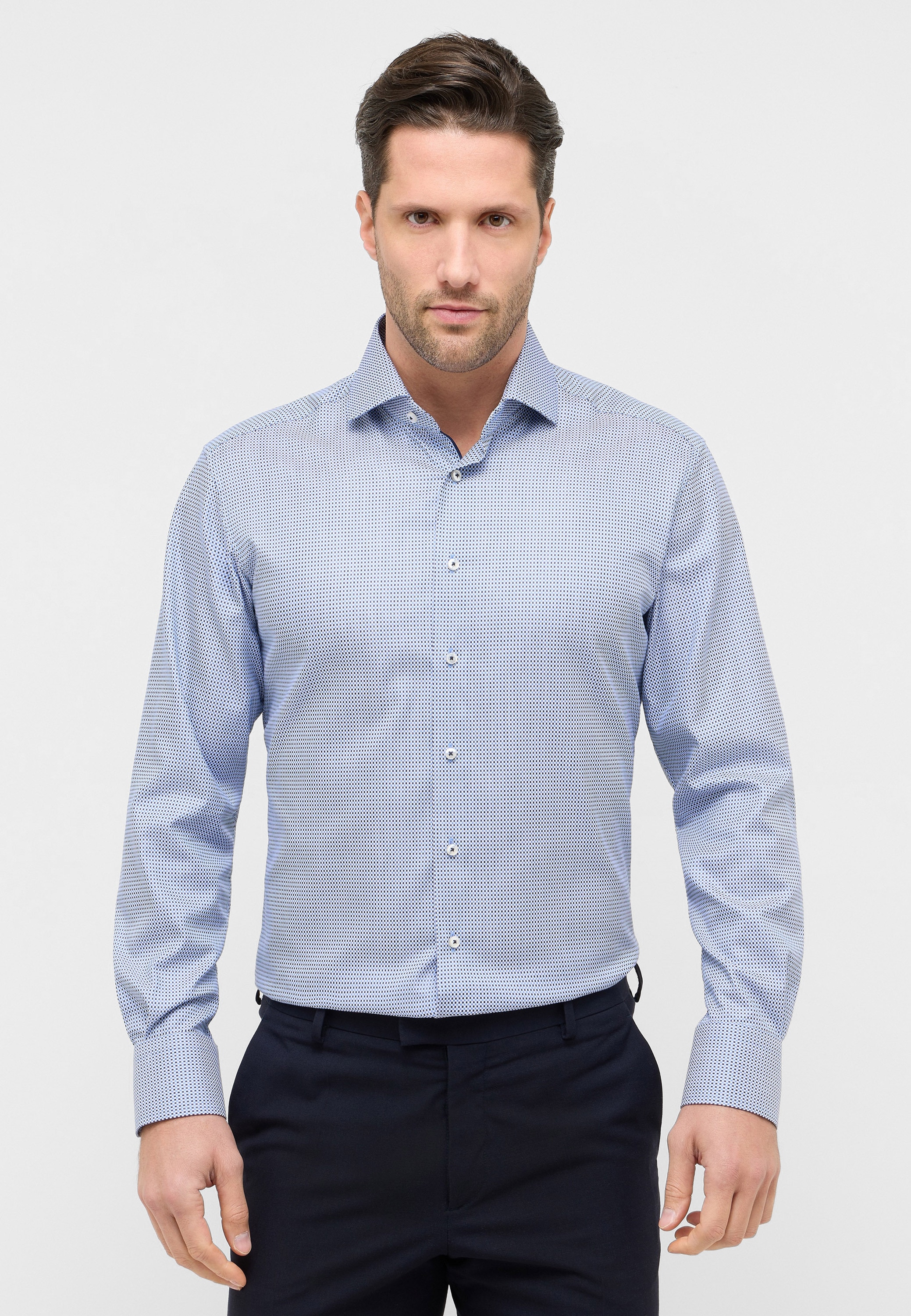 Eterna Langarmhemd "MODERN FIT" NON IRON (bügelfrei) günstig online kaufen