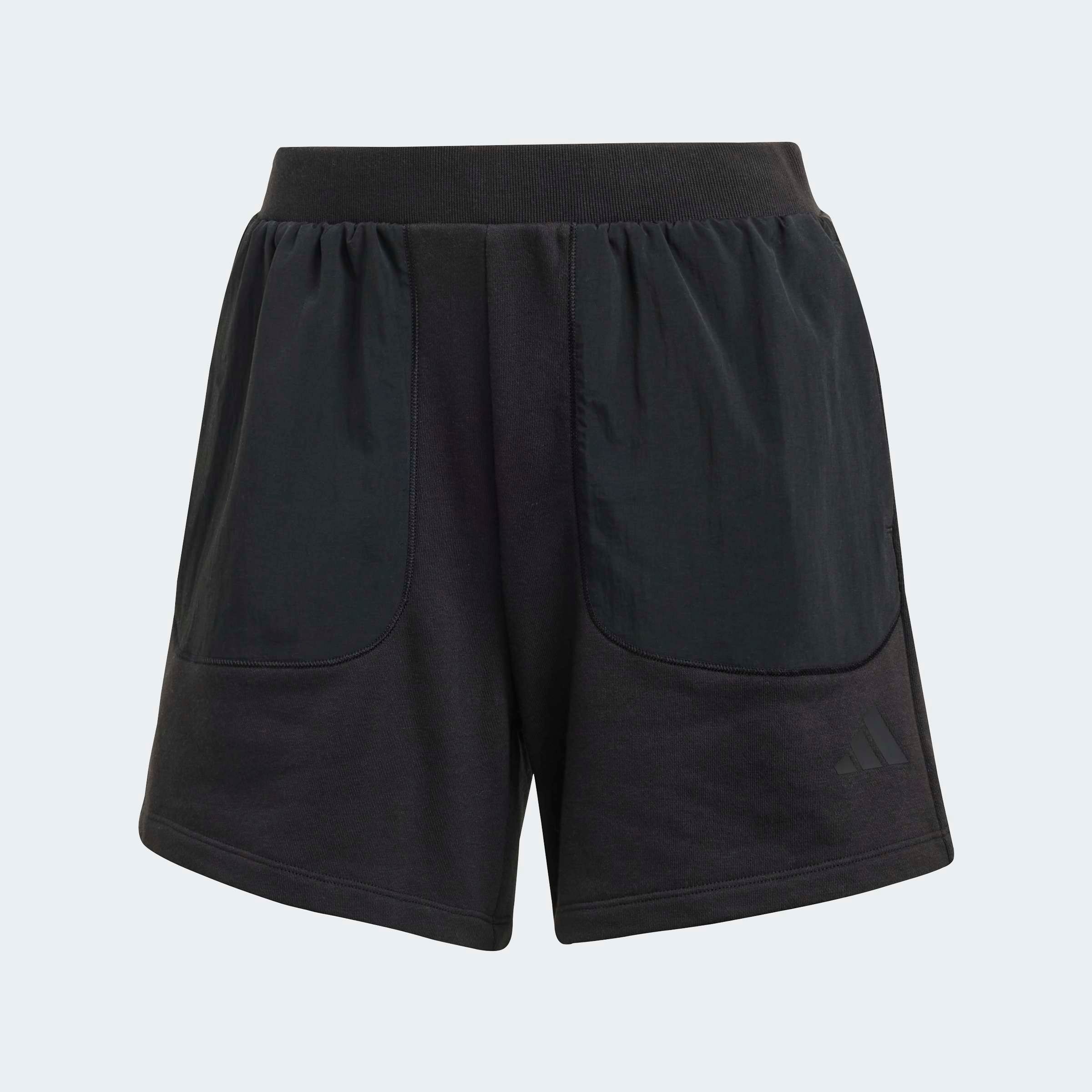 adidas Sportswear Shorts »CITY ESCAPE MATERIAL-MIX«  ohne Verschluss, aus French-Terry-Material, mit Silikon-Logo