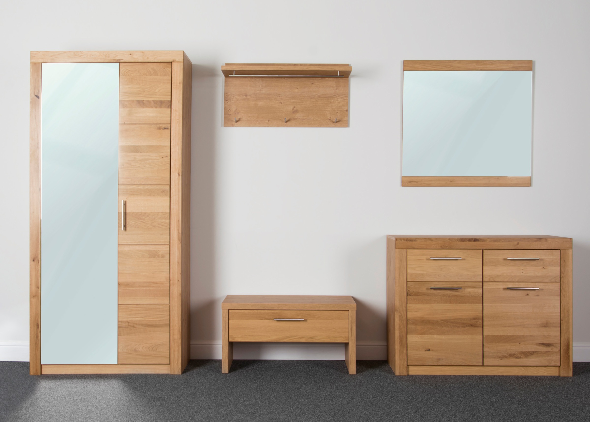 VOGL Möbelfabrik Garderoben-Set "Simone", (Set, 5 St.) günstig online kaufen