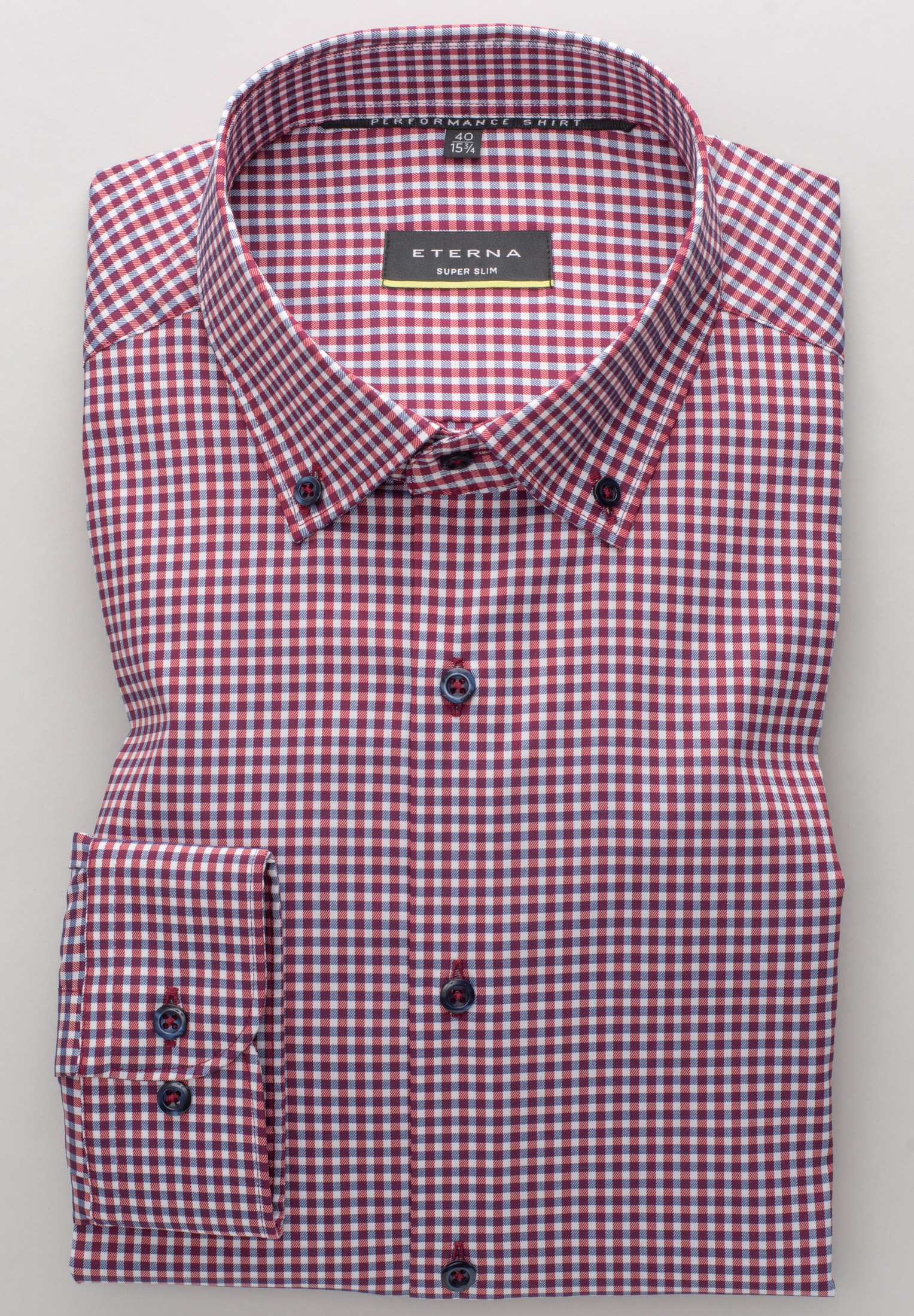Eterna Langarmhemd »SUPER SLIM«, NON IRON (bügelfrei)