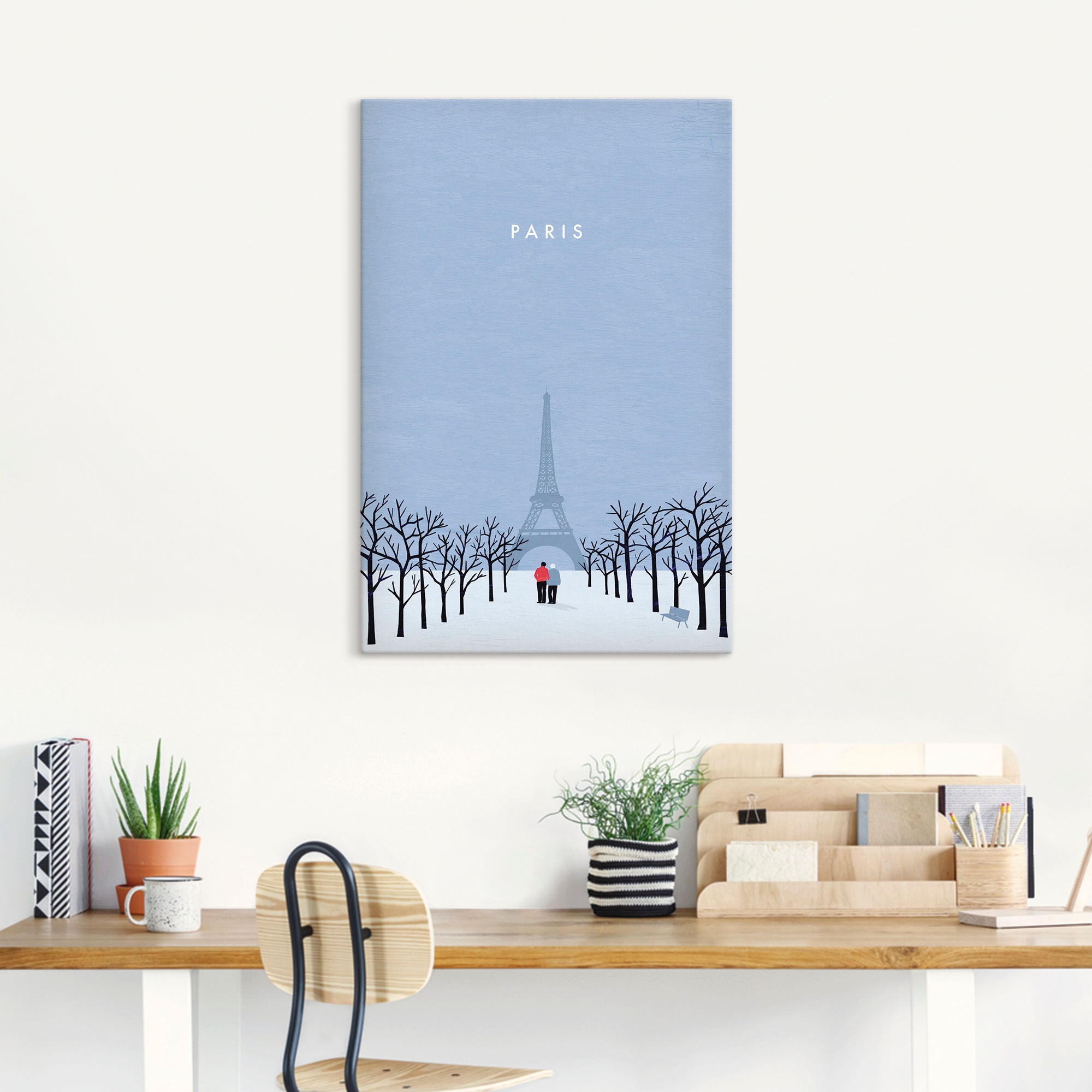 Artland Wandbild "Paris" 1 Stk. tlg. als Alubild, Leinwandbild, Poster, Wandaufkleber in verschied. Größen