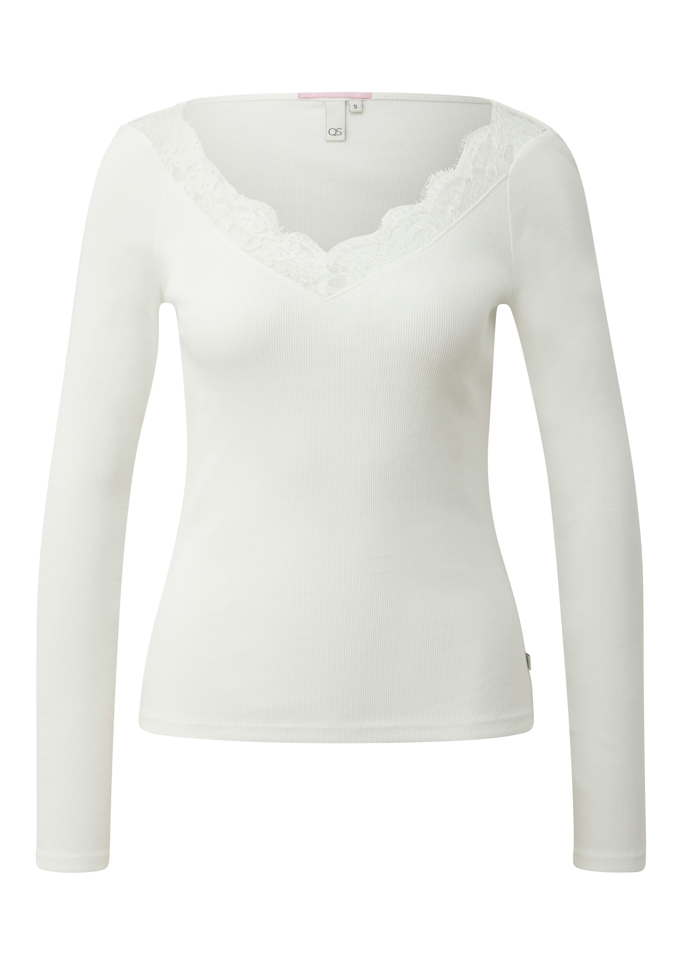 QS Damen Langarmshirt Weiß Gr. XXL 3