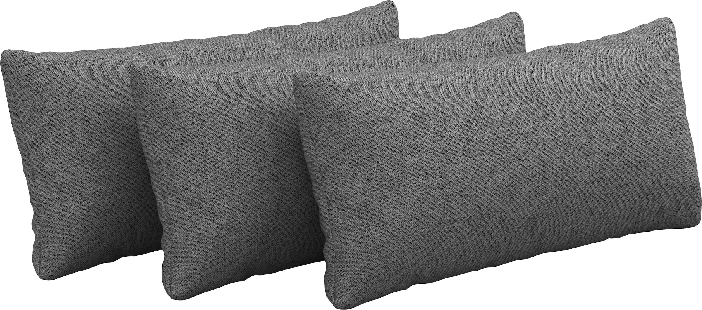 Auflagekissen SIT & MORE, B:60cm H:30cm T:10cm, grau, 95%Polyester 5%Polyamid, Polsterauflagen, "Dance"