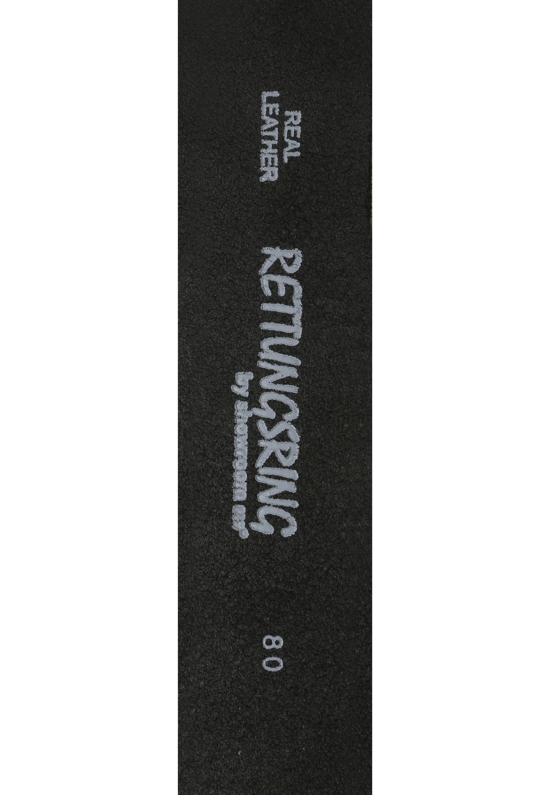 RETTUNGSRING by showroom 019° Ledergürtel, mit austauschbarer Schließe »Oval Nieten mit Strass«