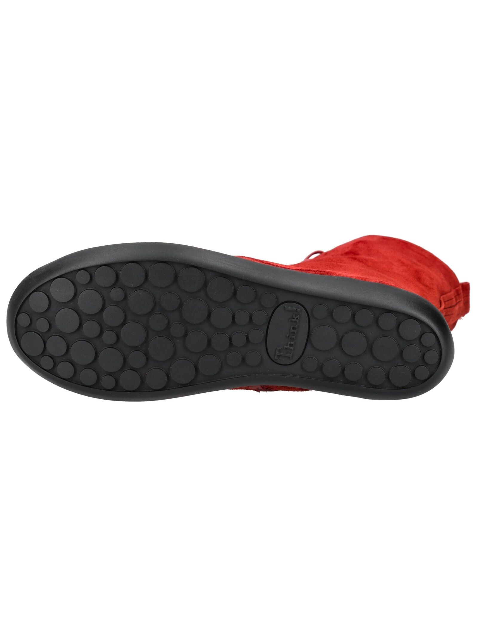 Think! Schnürstiefelette »Think! Stiefelette Veloursleder«
