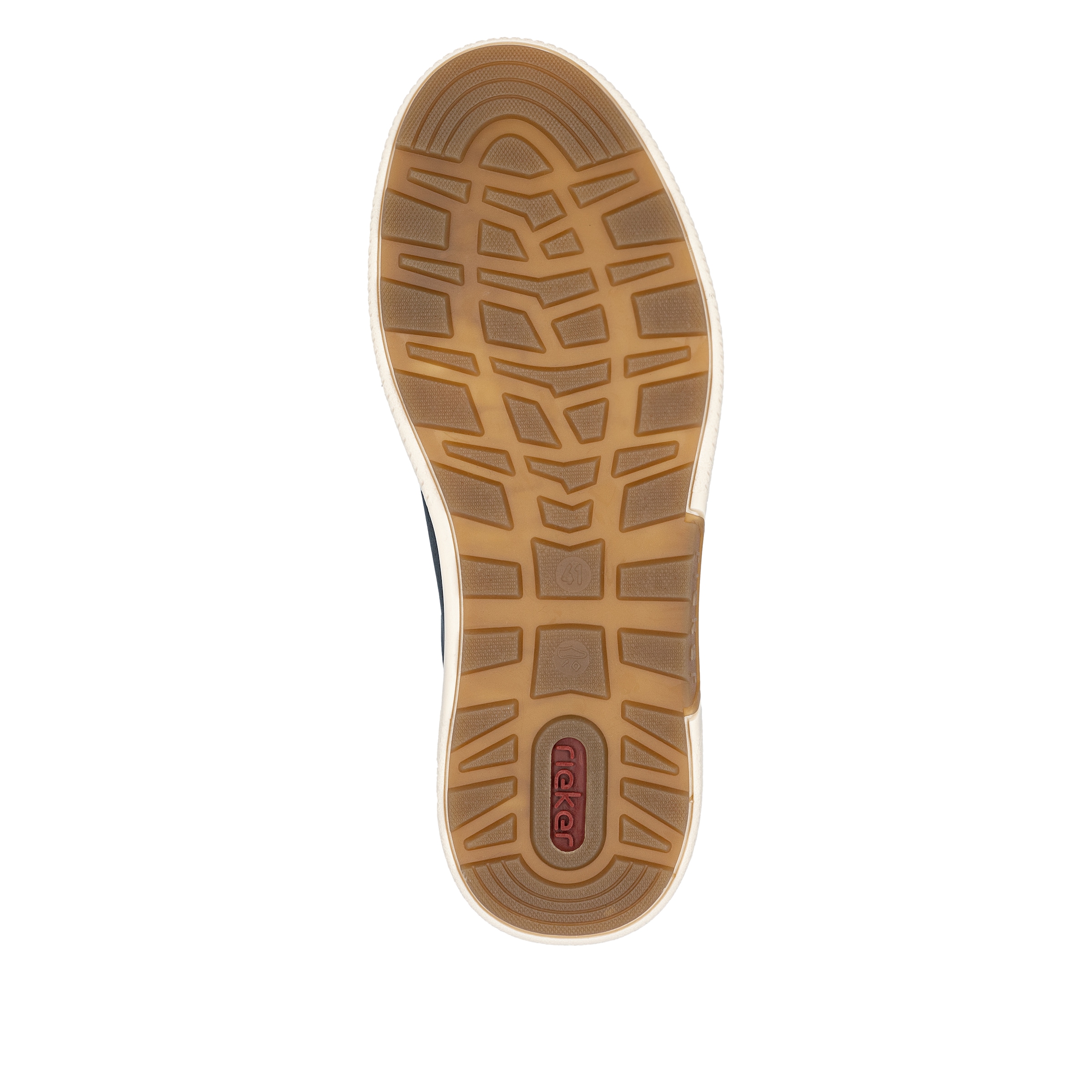 Rieker Sneaker, Halbschuh, Schnürschuh, Casual Sneaker mit weichem Schaftrand, TEX
