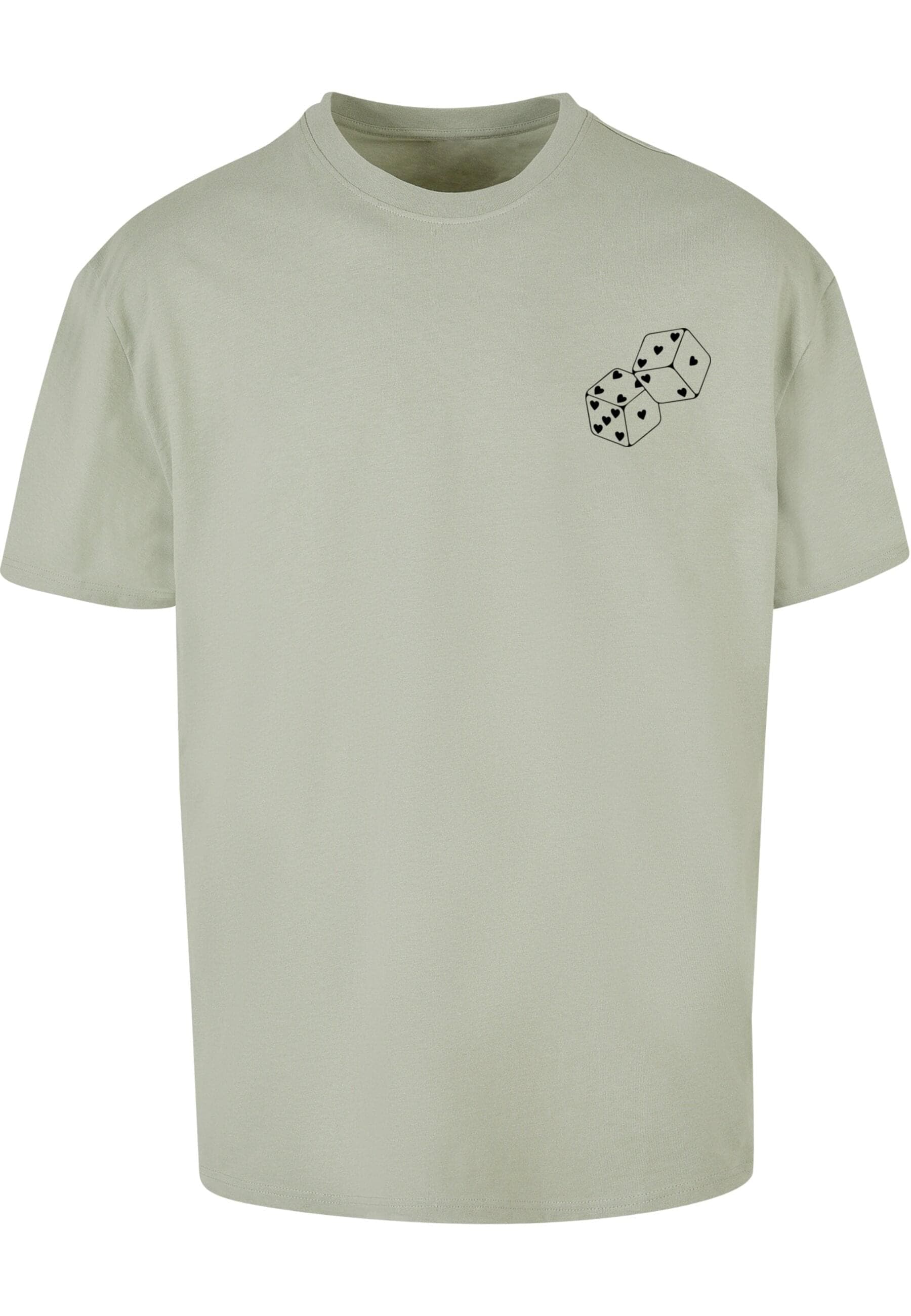 Merchcode T-Shirt "Merchcode Hugs & Love - Heart Dice Heavy Oversize Tee" 1 günstig online kaufen