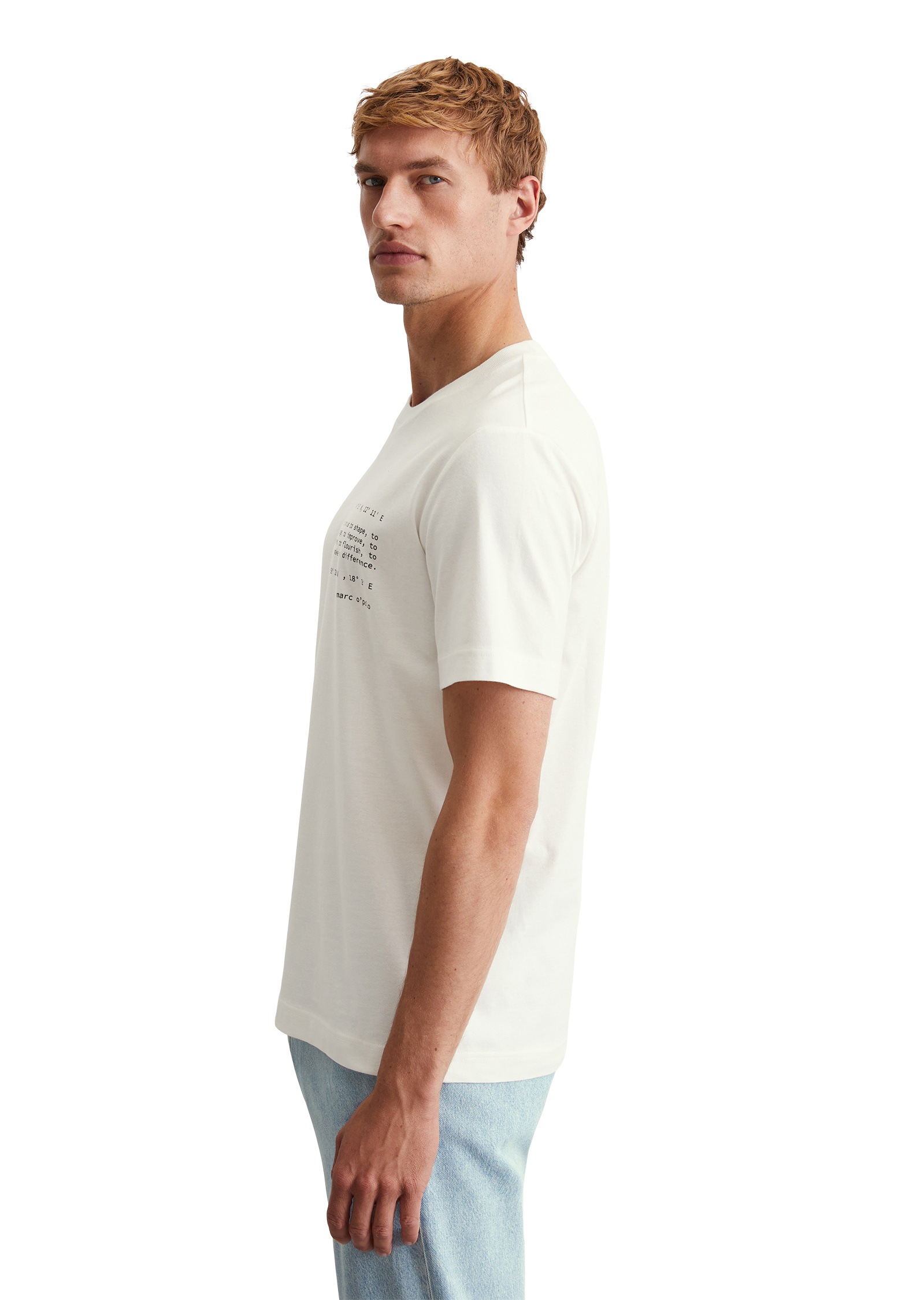 Marc OPolo T-Shirt "aus reiner Bio-Baumwolle" günstig online kaufen