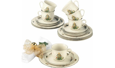 Kaffeeservice »Geschirr-Set, Service Marie-Luise, Advent, Weihnachten«, (Set, 18 tlg.)