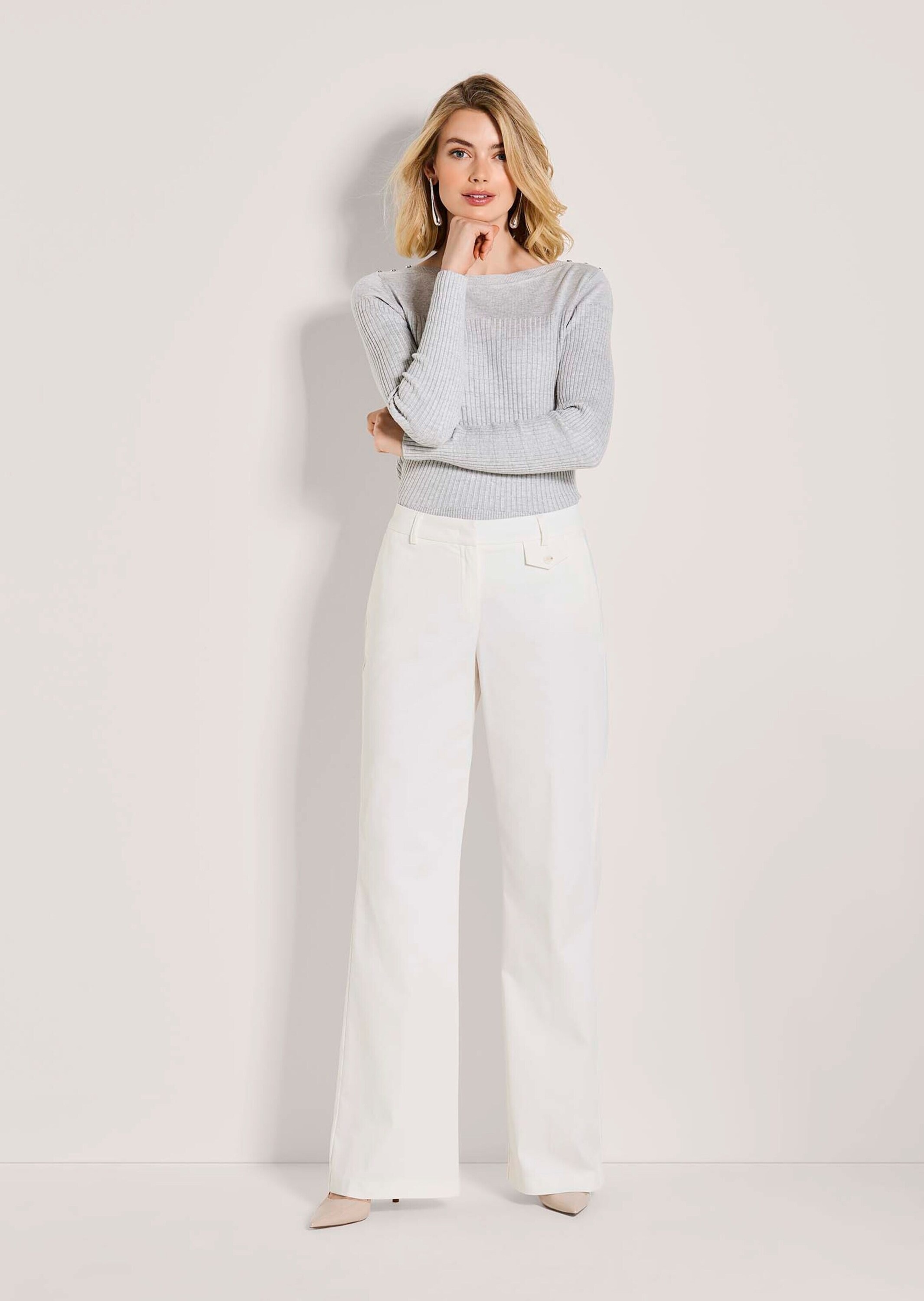 MADELEINE Stoffhose "Palazzohose Sommerhose mit Formbund" günstig online kaufen