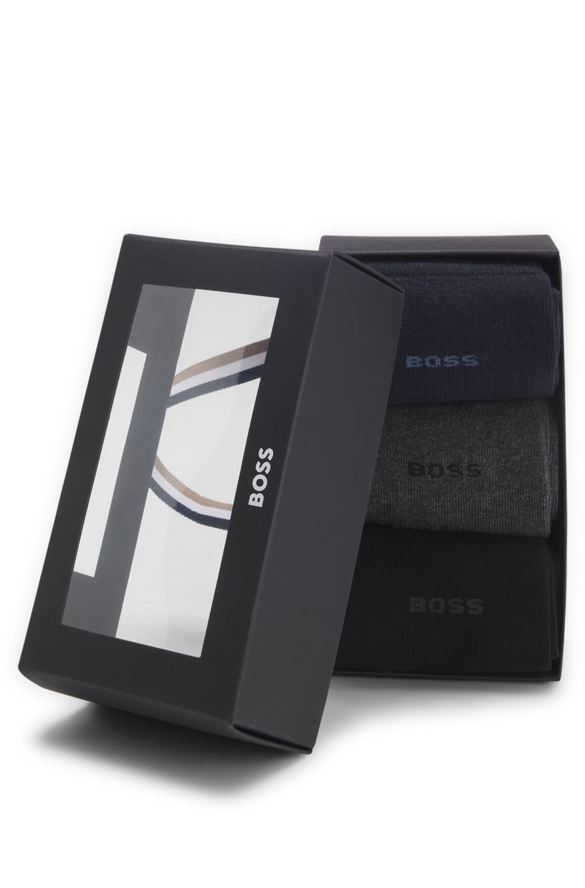 BOSS Socken »GiftSet Uni« Neuheit, in einer Geschenkbox, unifarben