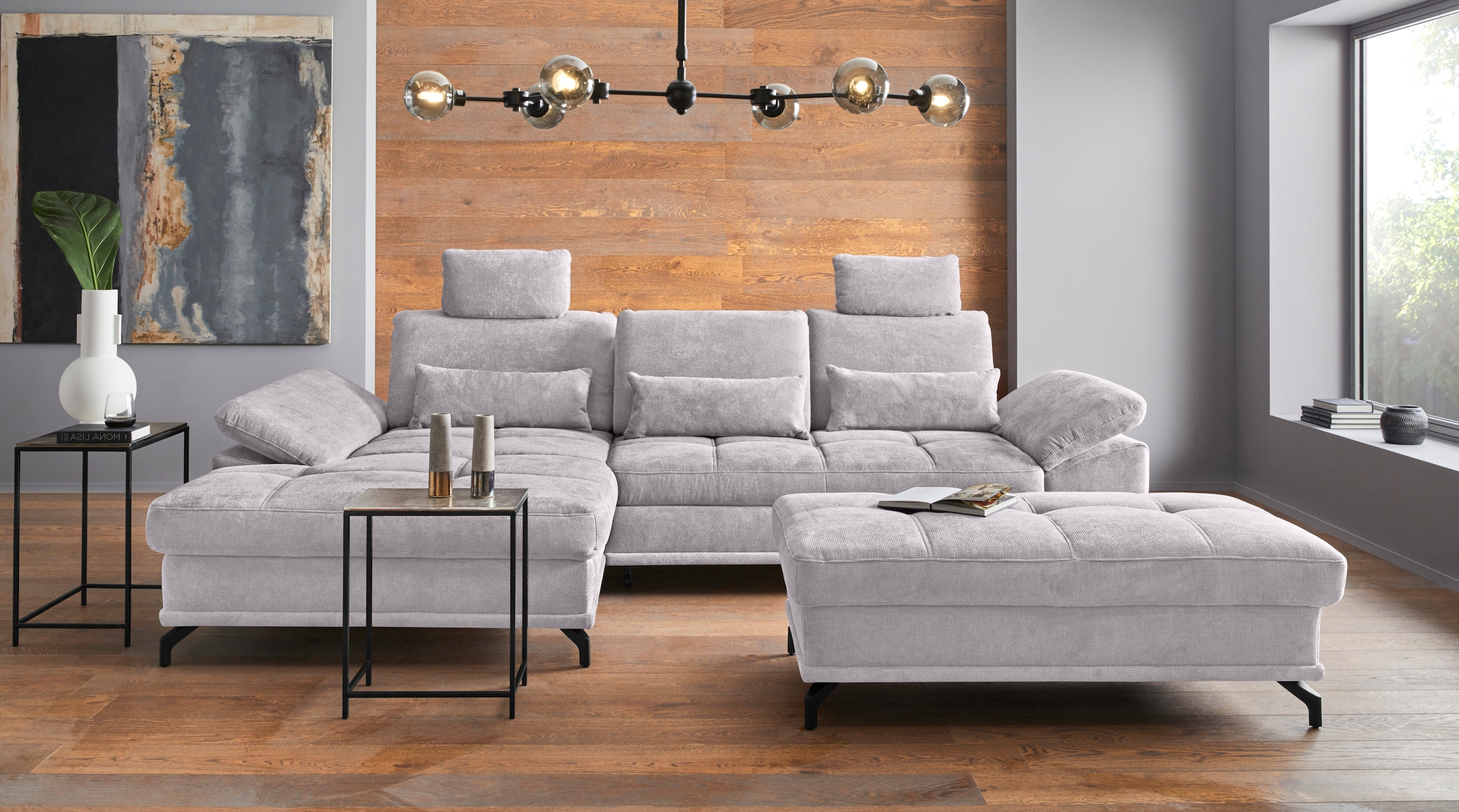 OTTO home Ecksofa "Costello L-Form, B: 301 cm mit Sitztiefen-, Armteilverst günstig online kaufen