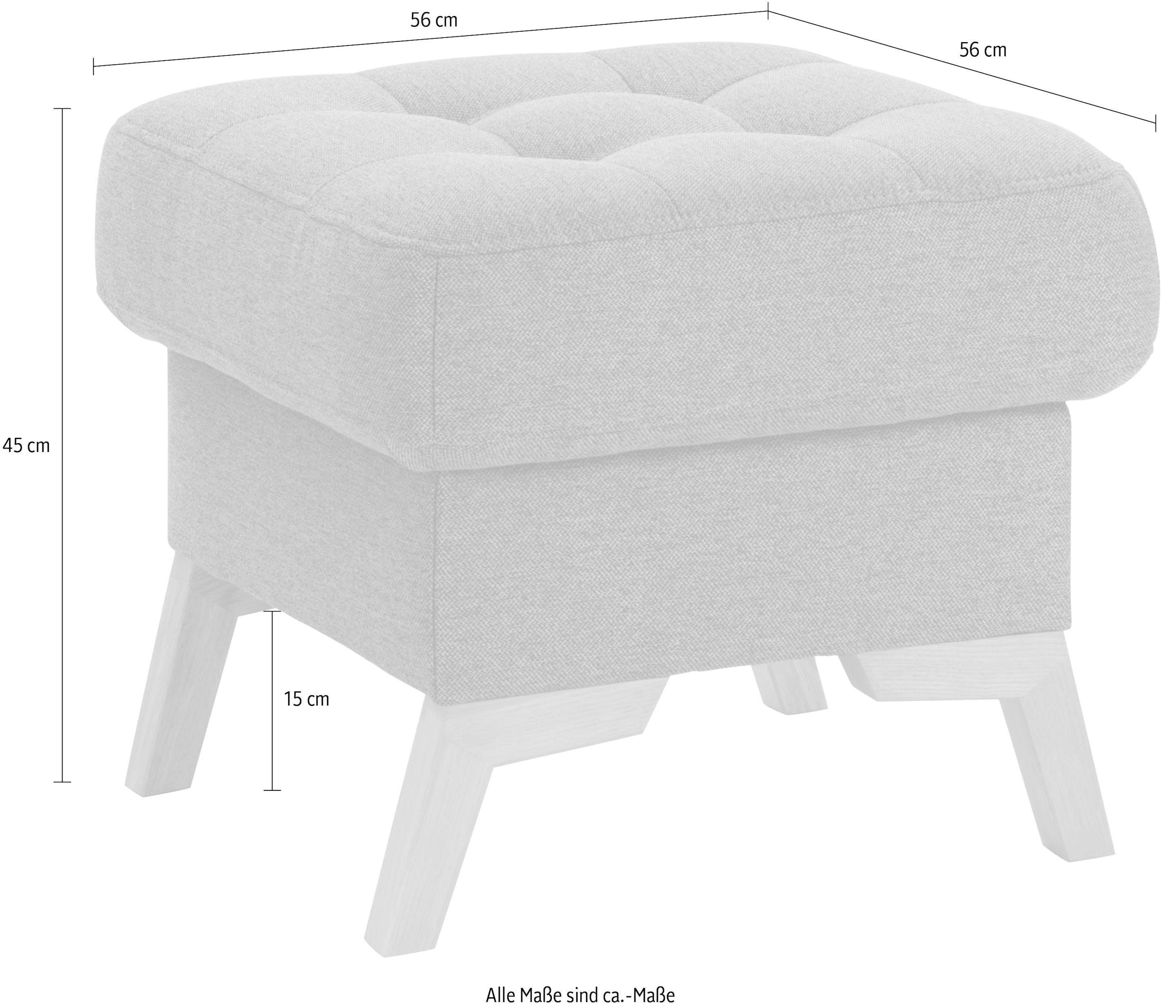 exxpo - sofa fashion Hocker »Fiord kompakt und bequem, tolle Verarbeitungsdetails«
