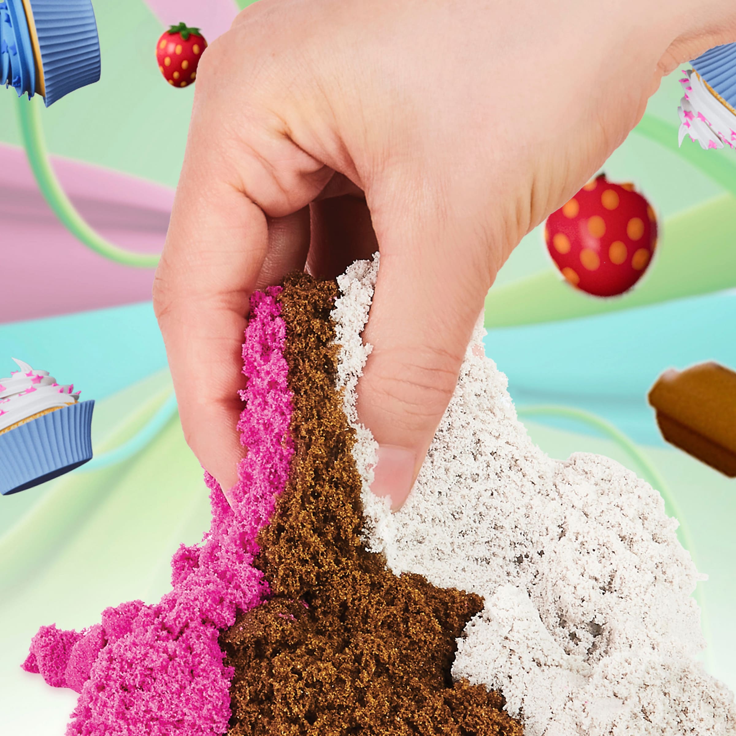 Spin Master Kreativset »Kinetic Sand, Eiscreme Set«, mit Duftsand