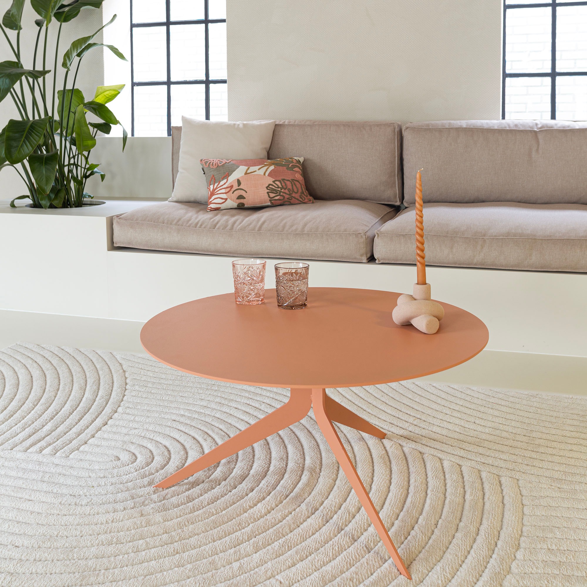 Spinder Design Couchtisch "DALEY", Couchtisch aus Stahl