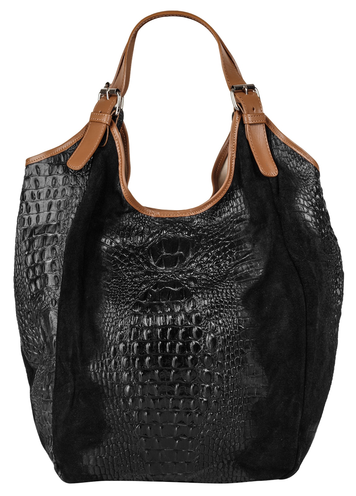 Samantha Look Shopper echt Leder, Made in Italy