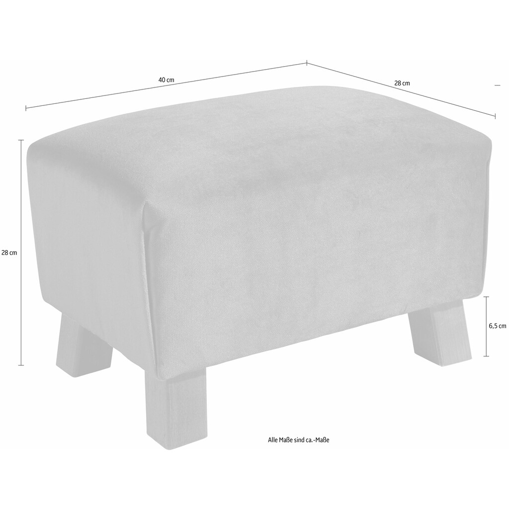 Max Winzer® Fußhocker »Footstool«