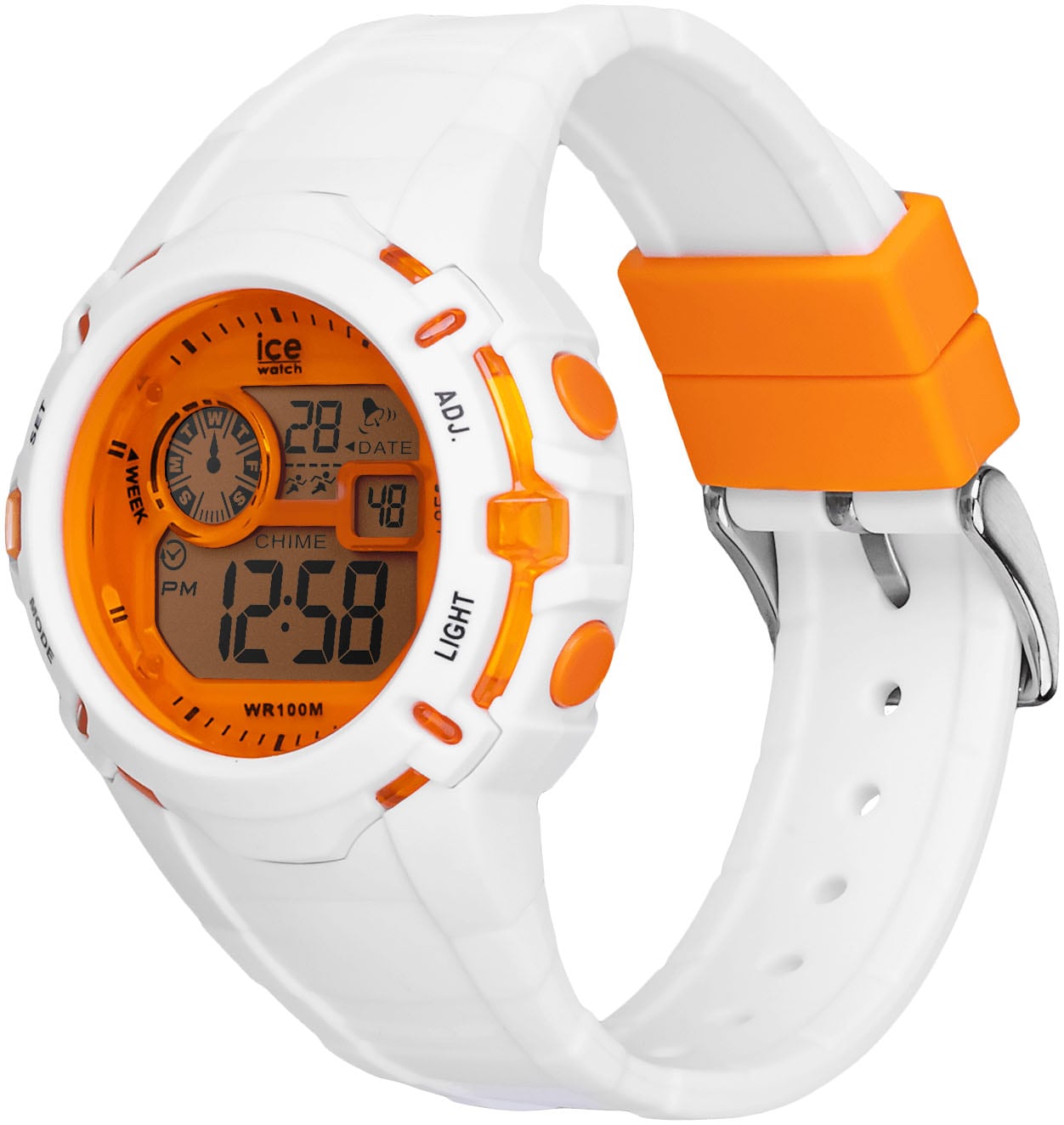 ice-watch Chronograph »ICE digit explorer - Small«, Quarz,Armbanduhr,Kinderuhr,Lernuhr,Geburtstag,Schulanfang,Geschenkidee
