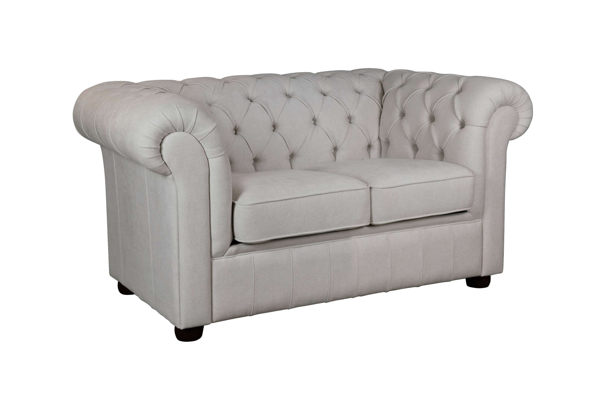 Home affaire 2-Sitzer »CHARENTE, Chesterfield-Sofa, Wellenfederung, Maße: B/T/H: 147/89/74 cm«, mit edler Knopfheftung und typischen Armlehnen