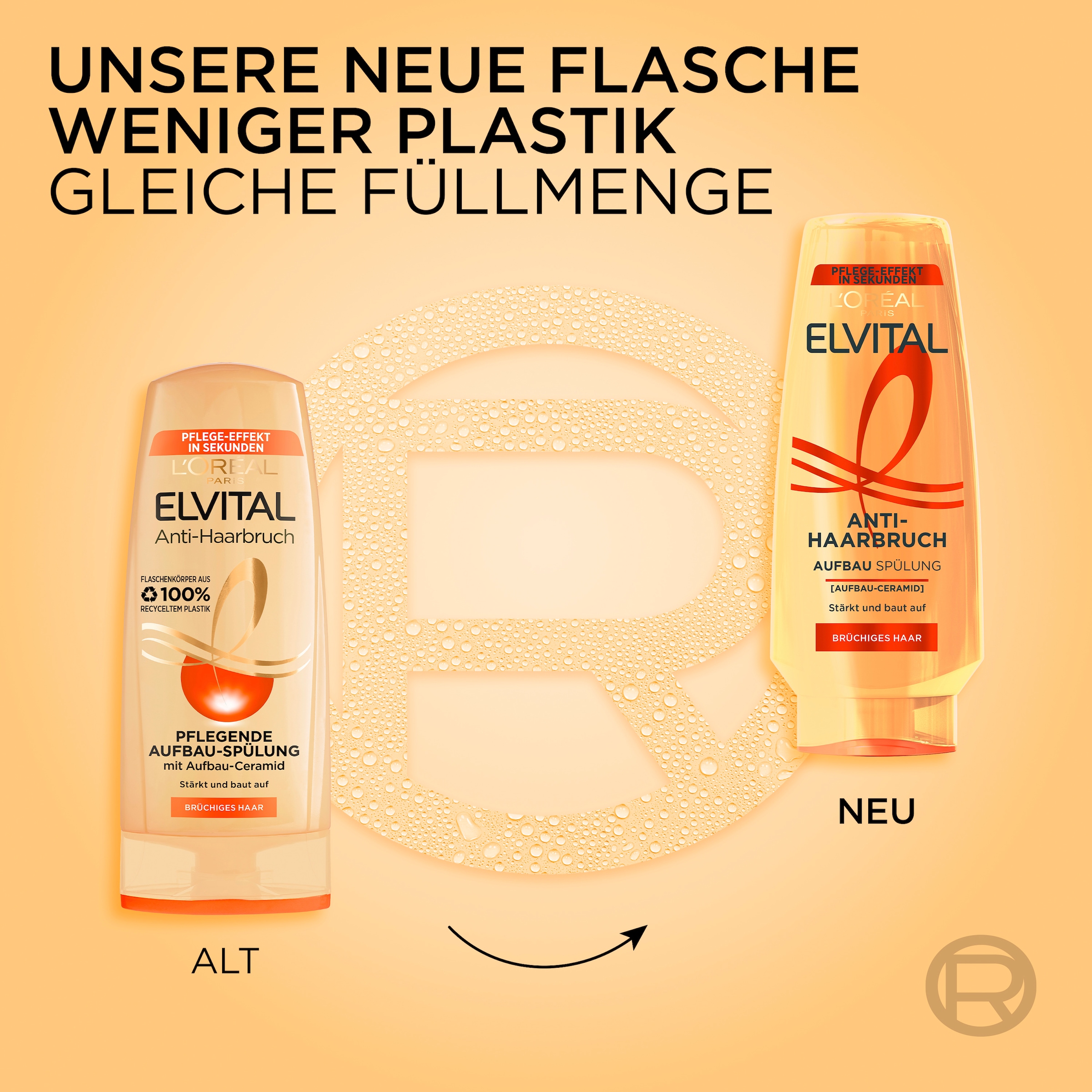 L'ORÉAL PARIS Haarspülung »L'Oréal Paris Elvital Anti-Haarbruch Spülung«, (6 tlg.)