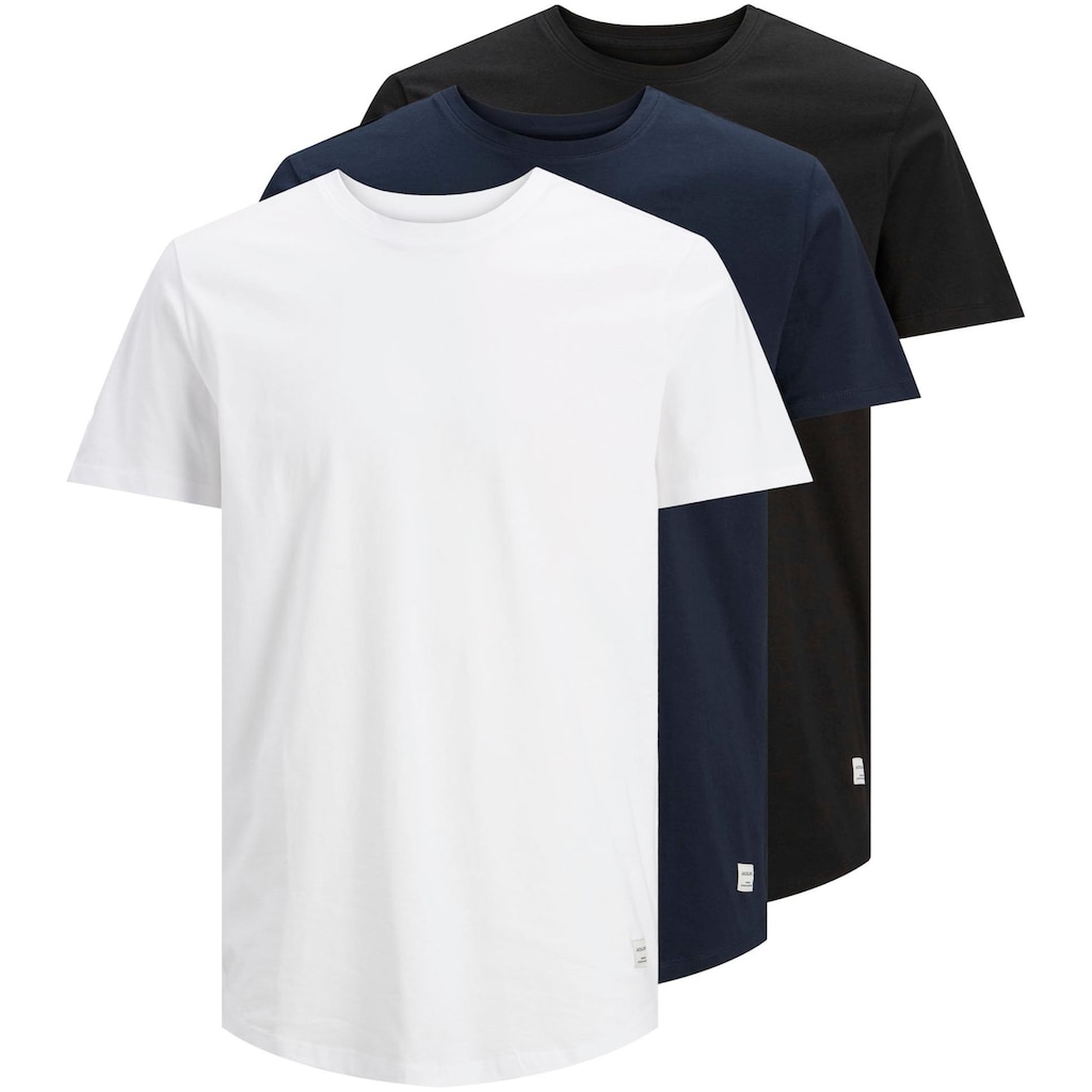 Jack & Jones T-Shirt »ENOA TEE SS CREW NECK 3PK«, (Packung, 3 tlg., 3er-Pack)