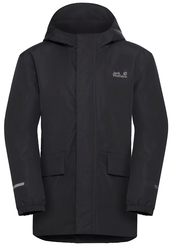 Jack Wolfskin Outdoorjacke »CANVEY JKT KIDS«, mit Kapuze